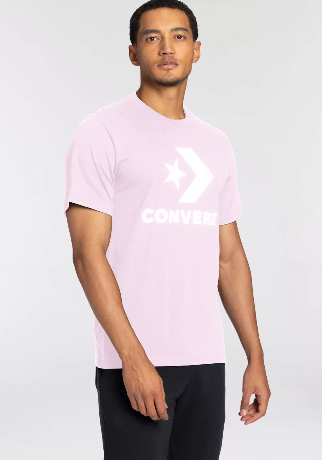 Converse T-Shirt "CONVERSE GO-TO STAR CHEVRON LOGO STANDARD-FIT T-SHIRT", U günstig online kaufen