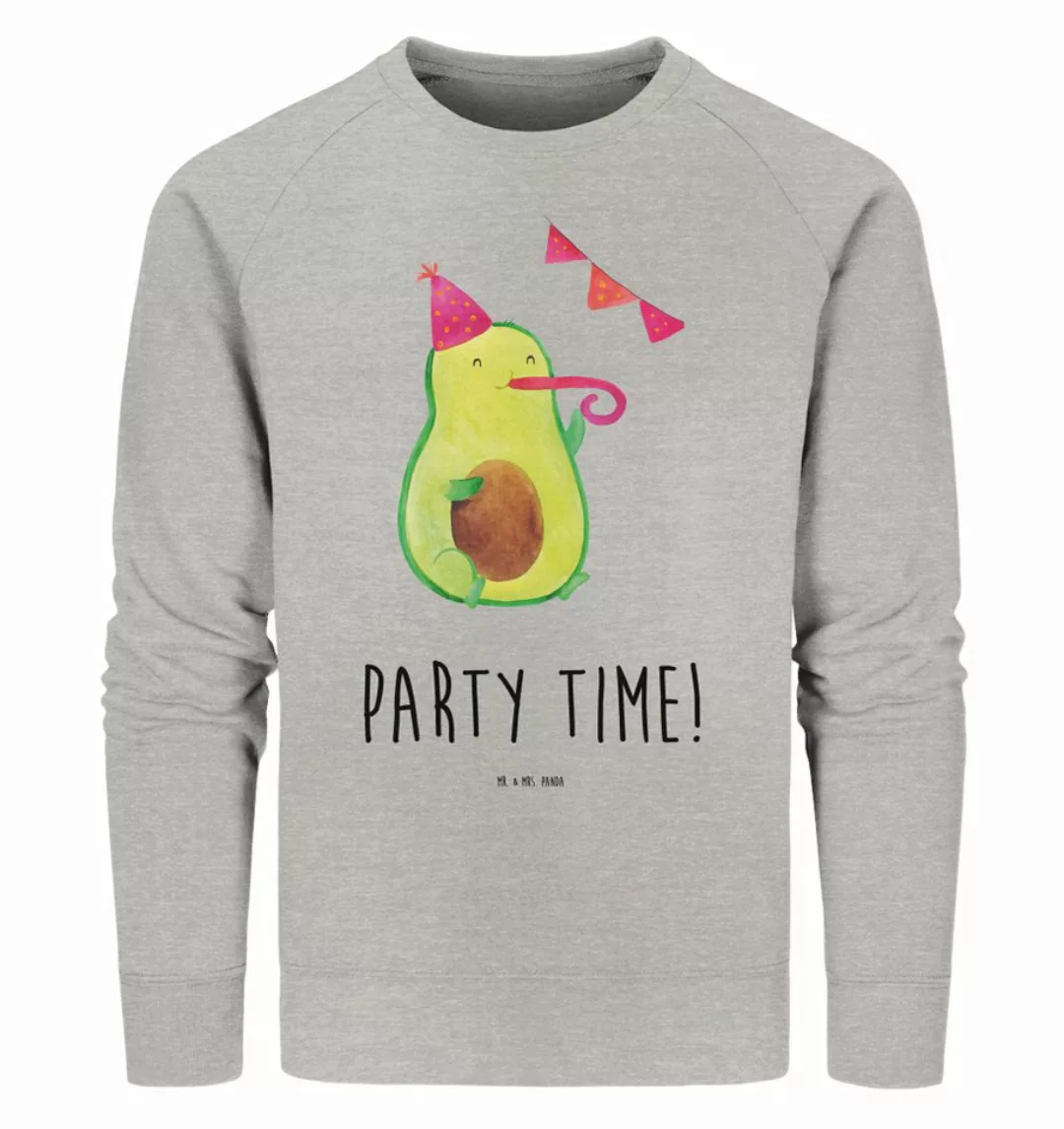 Mr. & Mrs. Panda Longpullover Größe L Avocado Party Time - Heather Grey - G günstig online kaufen