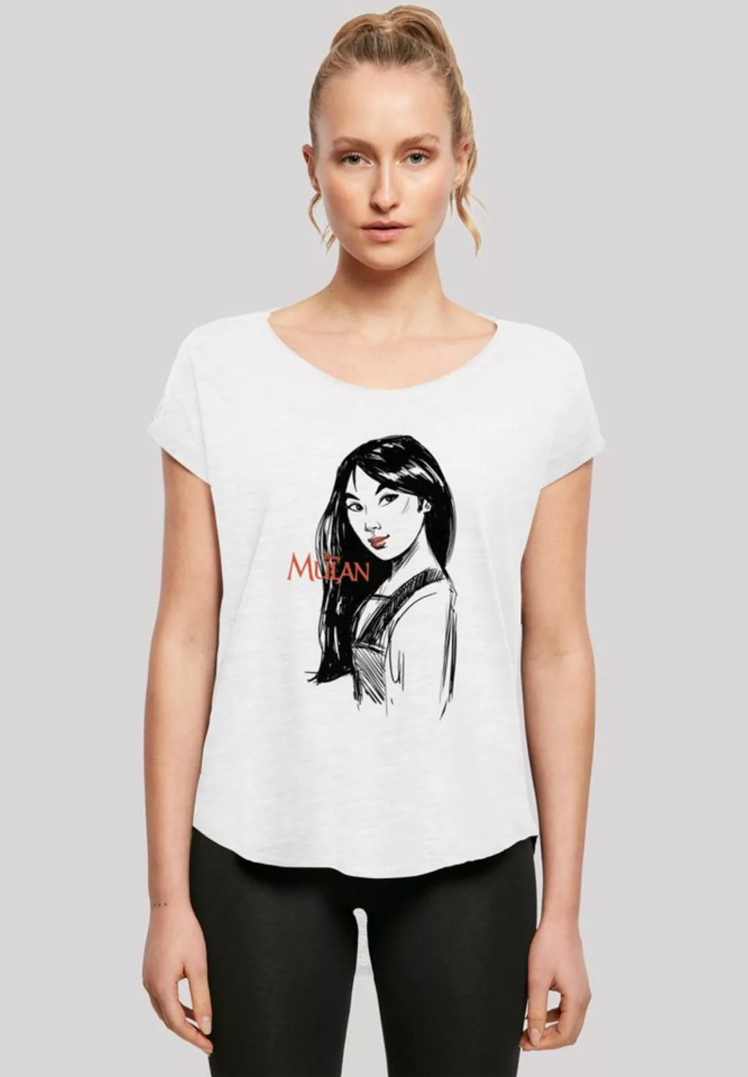 F4NT4STIC T-Shirt Mulan Sketch Damen,Premium Merch,Lang,Longshirt,Bedruckt günstig online kaufen