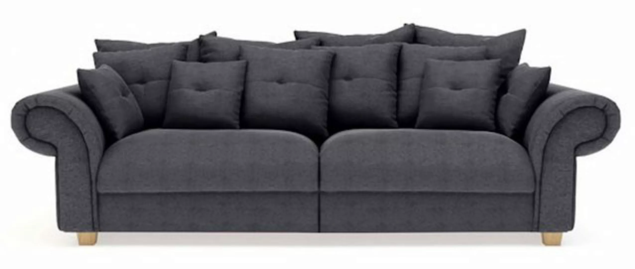 Home affaire Big-Sofa "Queenie Megasofa", (2 St.), mit weichem Sitzkomfort günstig online kaufen