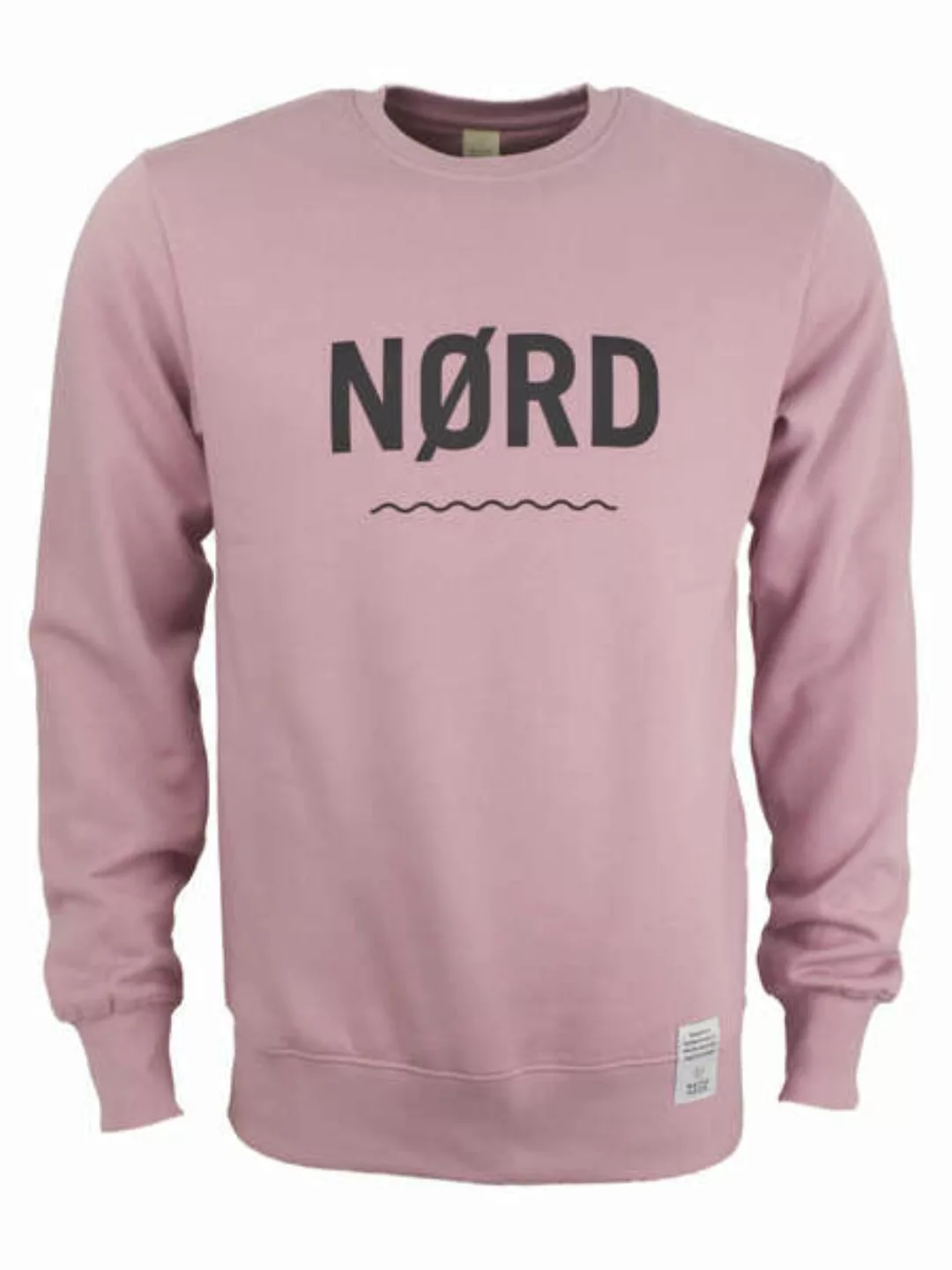 Nørd Pr - Sweatshirt Aus Bio-baumwolle Mit Print Nørd In Purple Rosé günstig online kaufen
