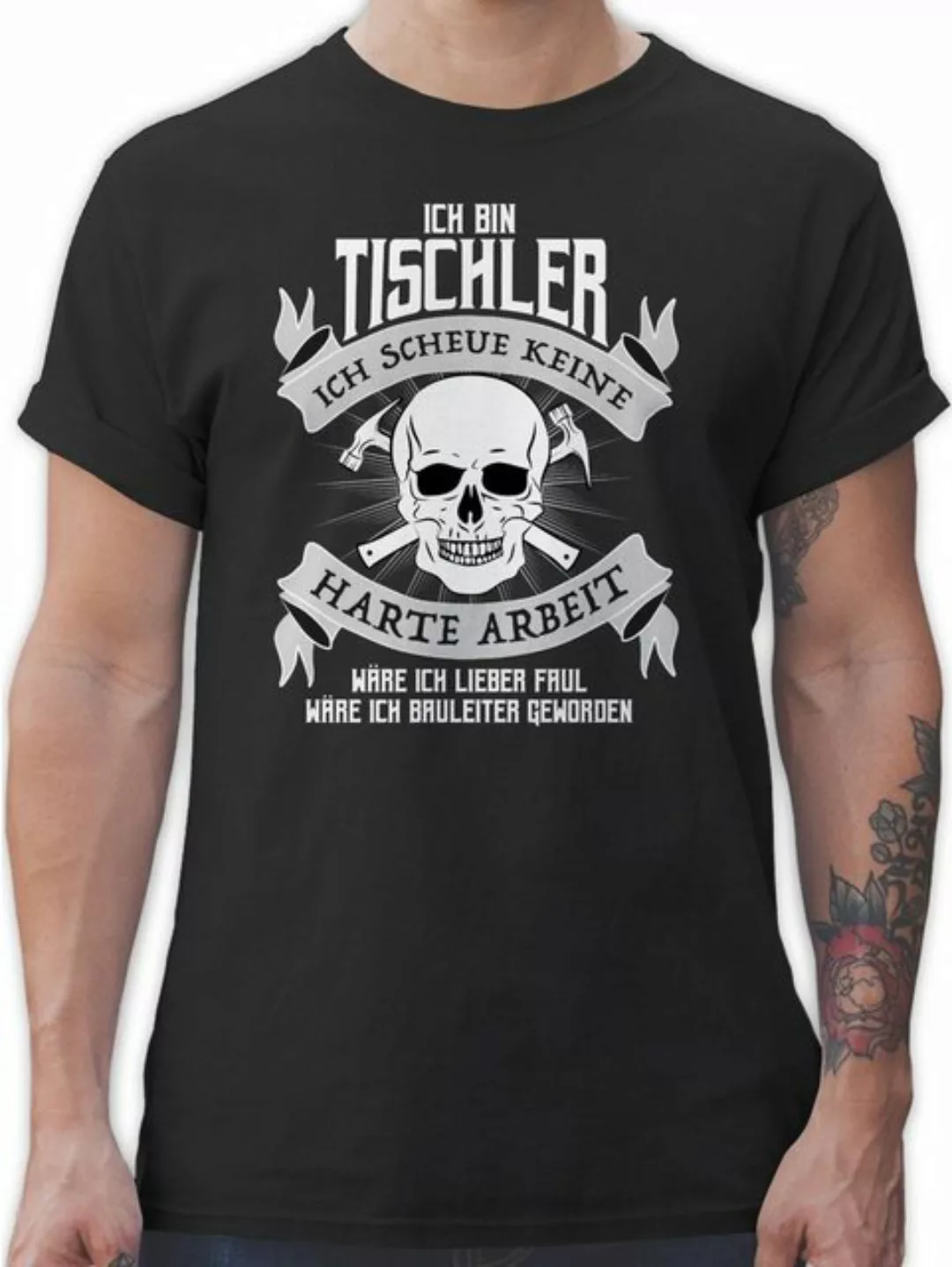 Shirtracer T-Shirt Ich bin Tischler Handwerker Geschenke günstig online kaufen