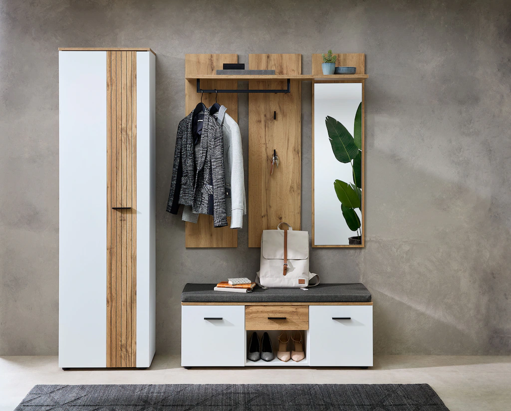 Innostyle Garderoben-Set "Garderobenset Sparks, 192x202x38cm (B/H/T)", (3 S günstig online kaufen