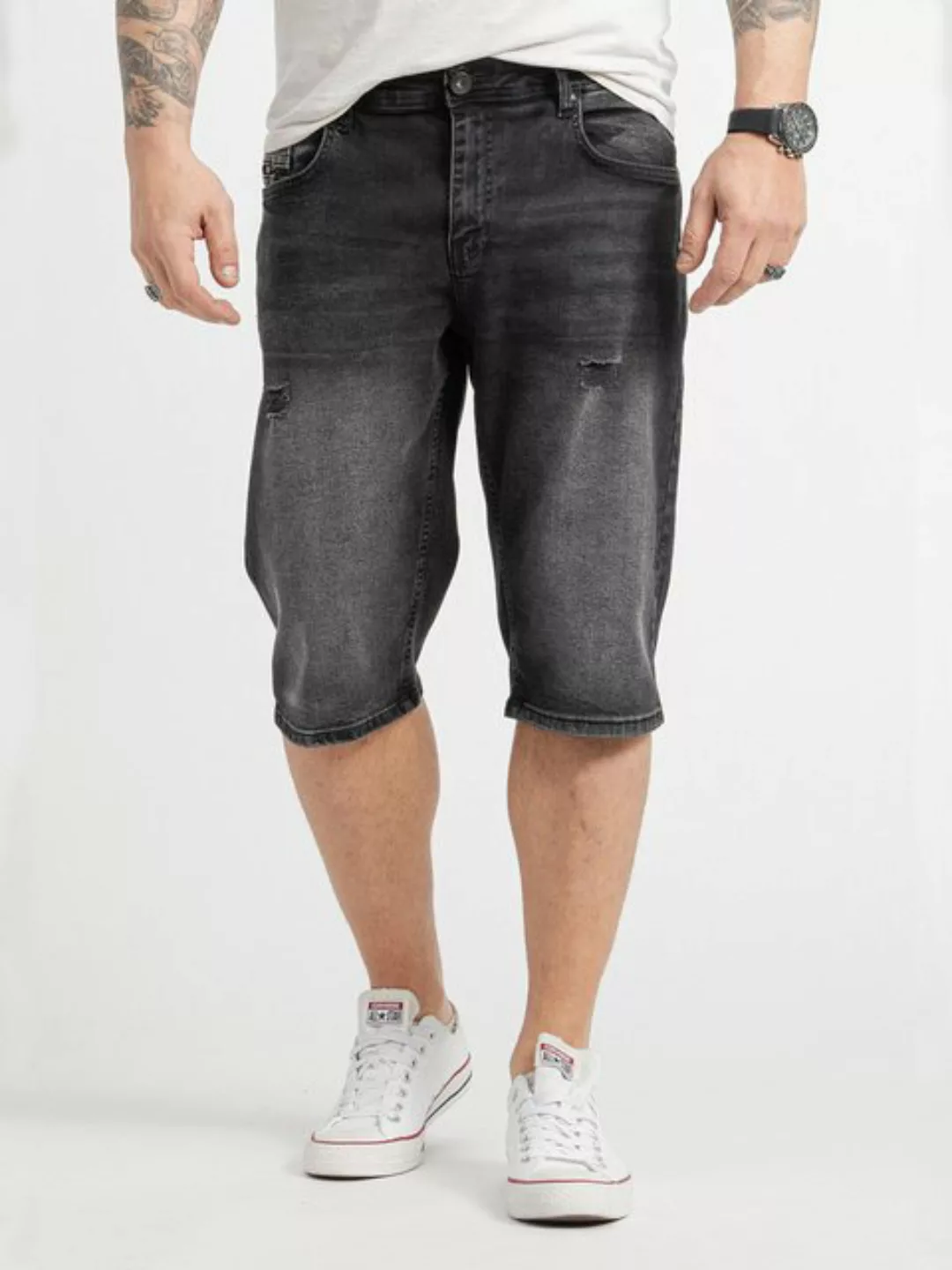 Rock Creek Bermudas Herren Shorts Jeansshorts Denim Dunkelgrau RC-2429 günstig online kaufen