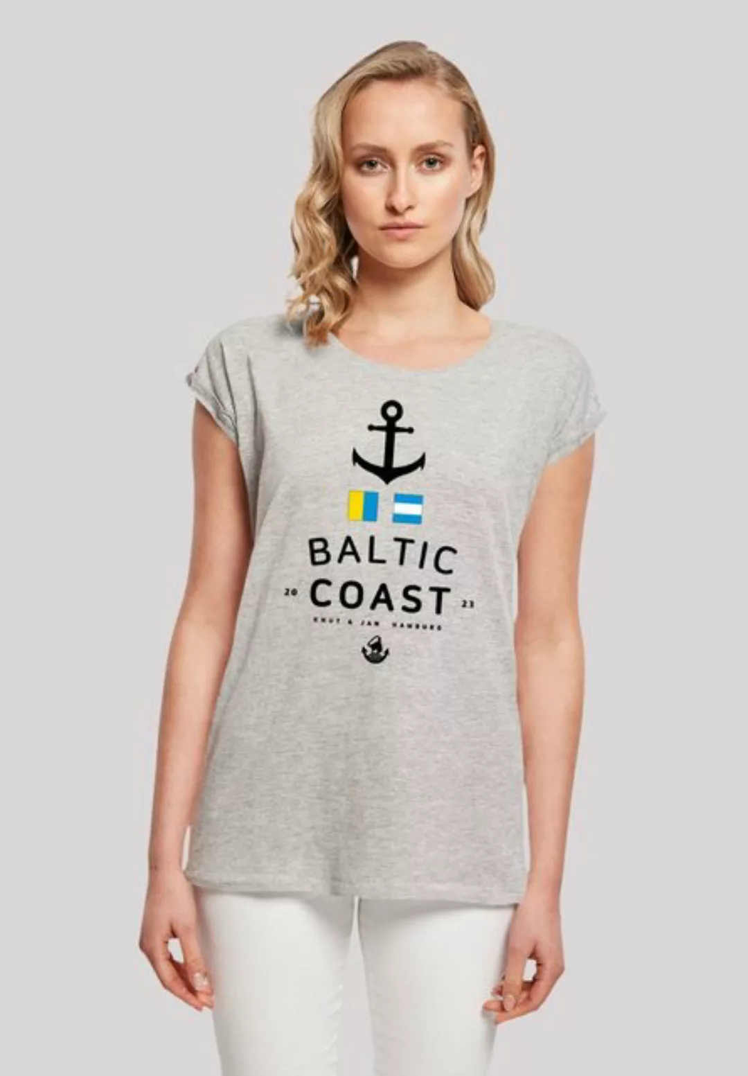 F4NT4STIC T-Shirt Ostsee Flaggen Print günstig online kaufen