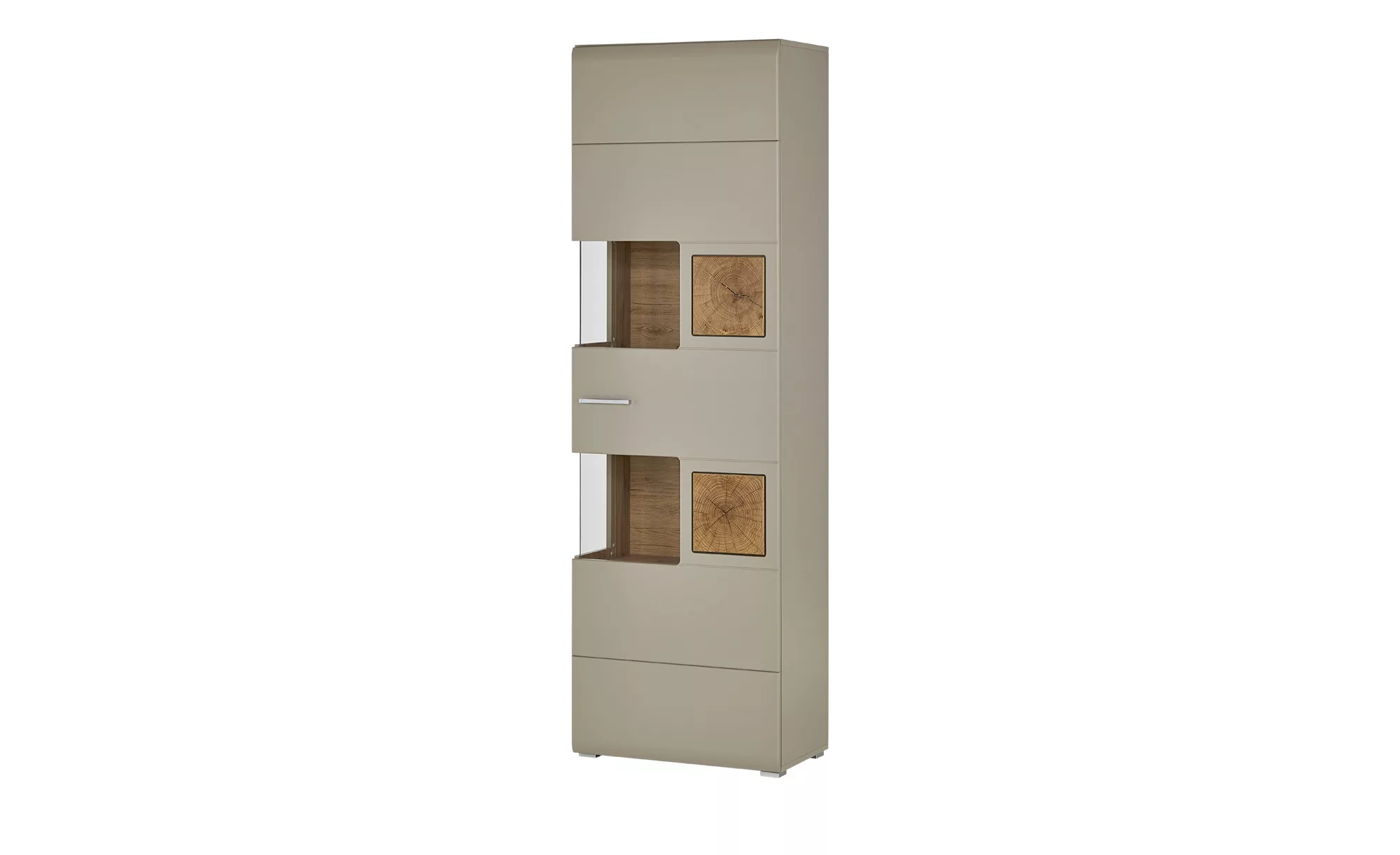 Vitrine  Cortina ¦ braun ¦ Maße (cm): B: 65 H: 205 T: 37 Kommoden & Sideboa günstig online kaufen