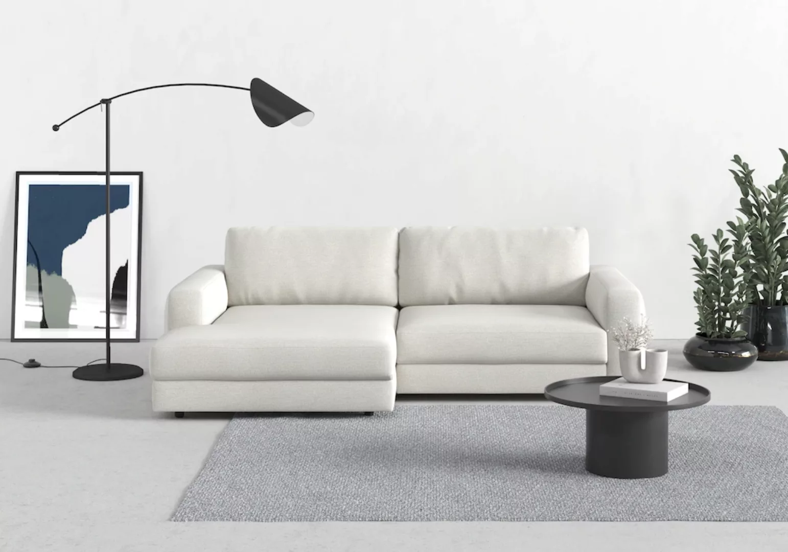 TRENDMANUFAKTUR Ecksofa Bourbon, Designsofa mit tollem Sitzkomfort, L-Form, günstig online kaufen