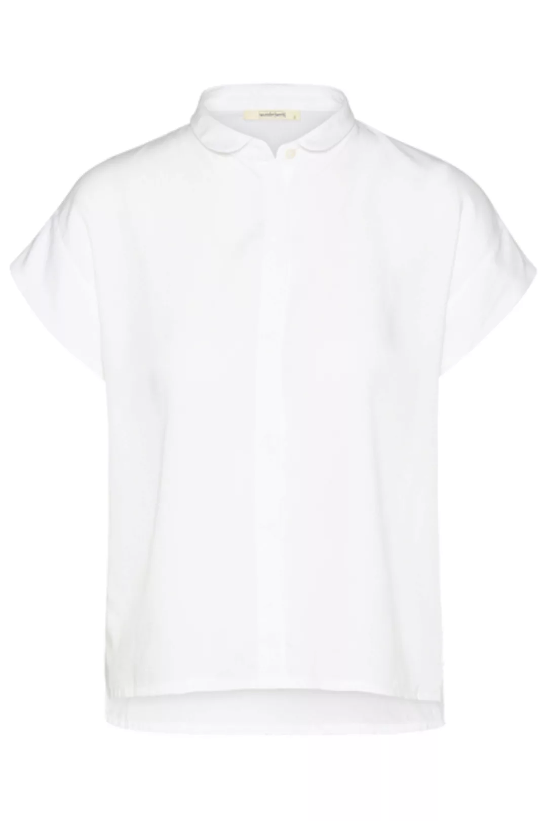 Damen Bluse Aus Lyocell (Tencel) "Square Blouse Small Collar 1/2" günstig online kaufen