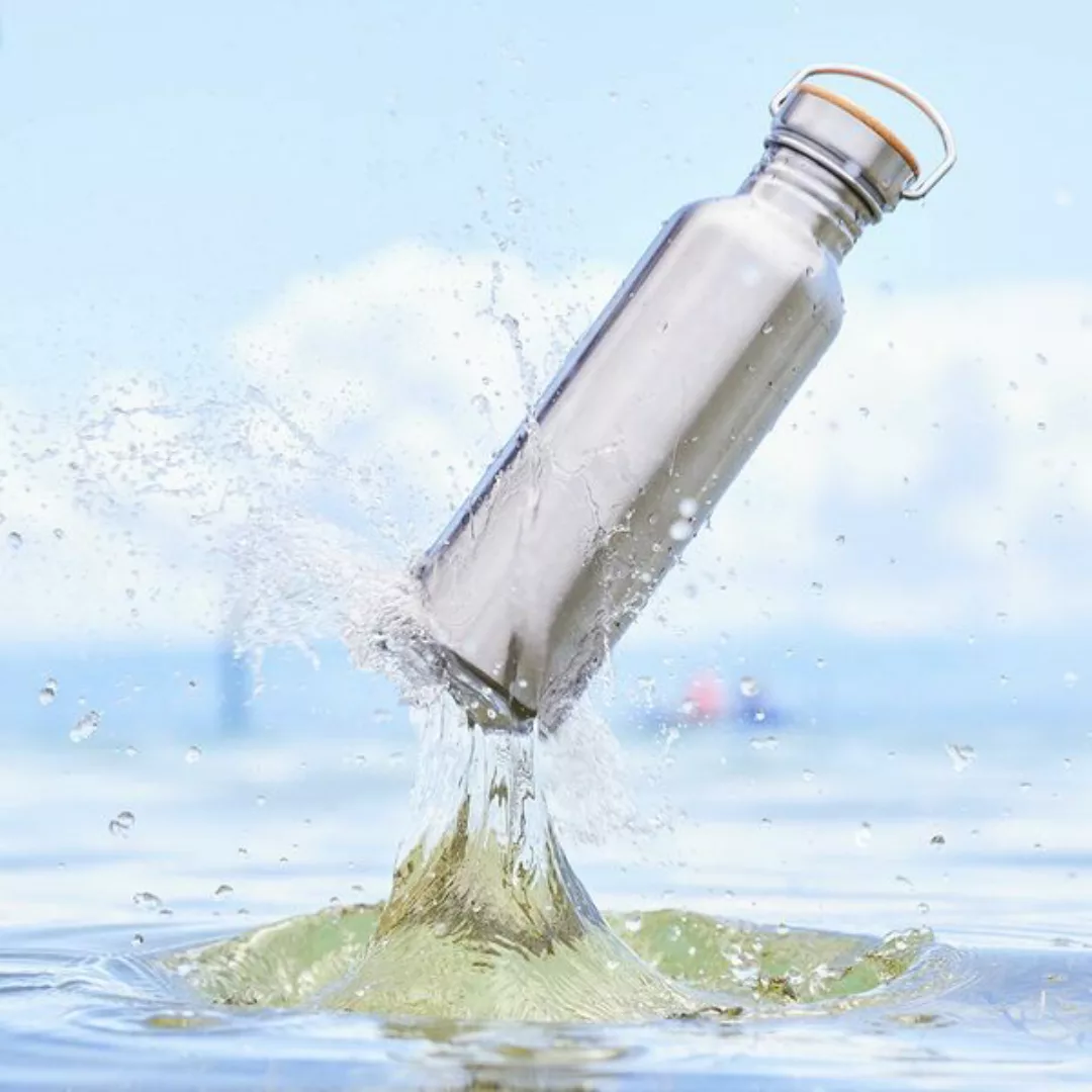 Wiederverwendbare Edelstahl Trinkflasche | Mit Oder Ohne Isolierung günstig online kaufen