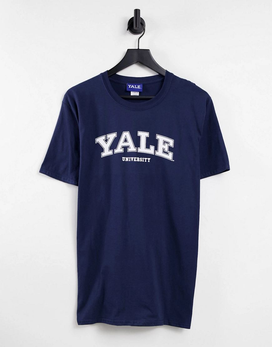 Yale – Oversize-T-Shirt in Marineblau günstig online kaufen