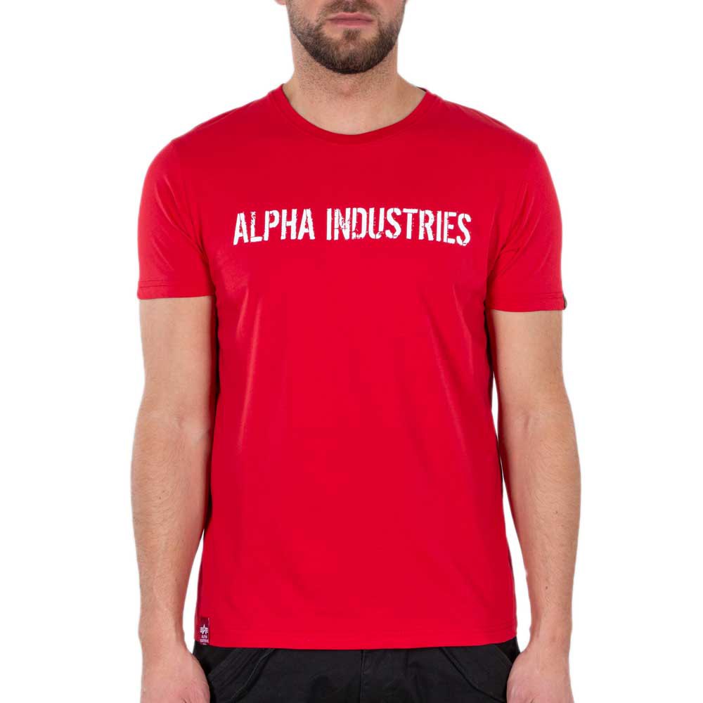 Alpha Industries Rbf Moto Kurzärmeliges T-shirt XS Speed Red / White günstig online kaufen