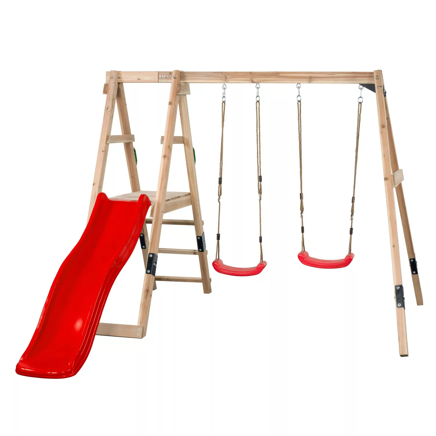 Swing King Schaukel Ava 185 cm x 235 cm x 274 cm Rot FSC® günstig online kaufen