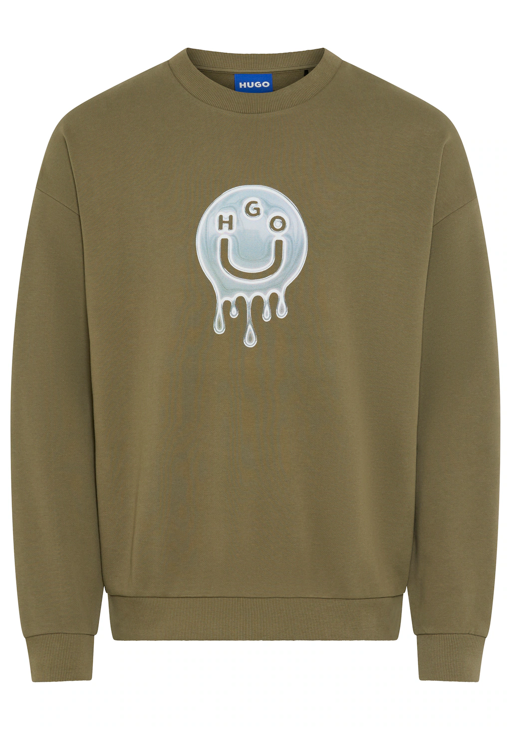 HUGO Blue Sweatshirt "Newirex", Rundhalsausschnitt, regular fit, Logodruck günstig online kaufen