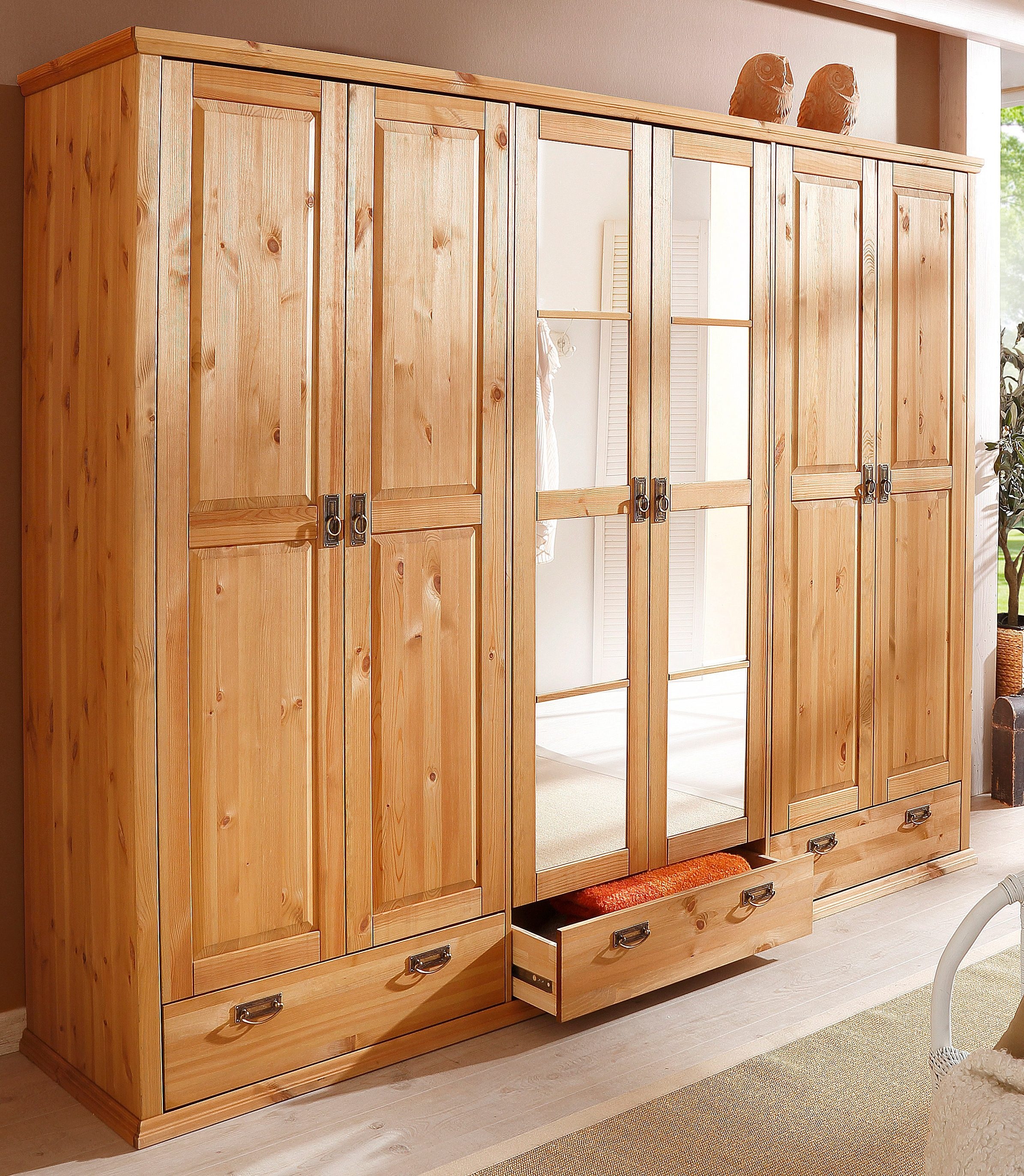 Home affaire Kleiderschrank "Madrid", (3 Breiten: 90/164/245 cm H/T ca.190/ günstig online kaufen