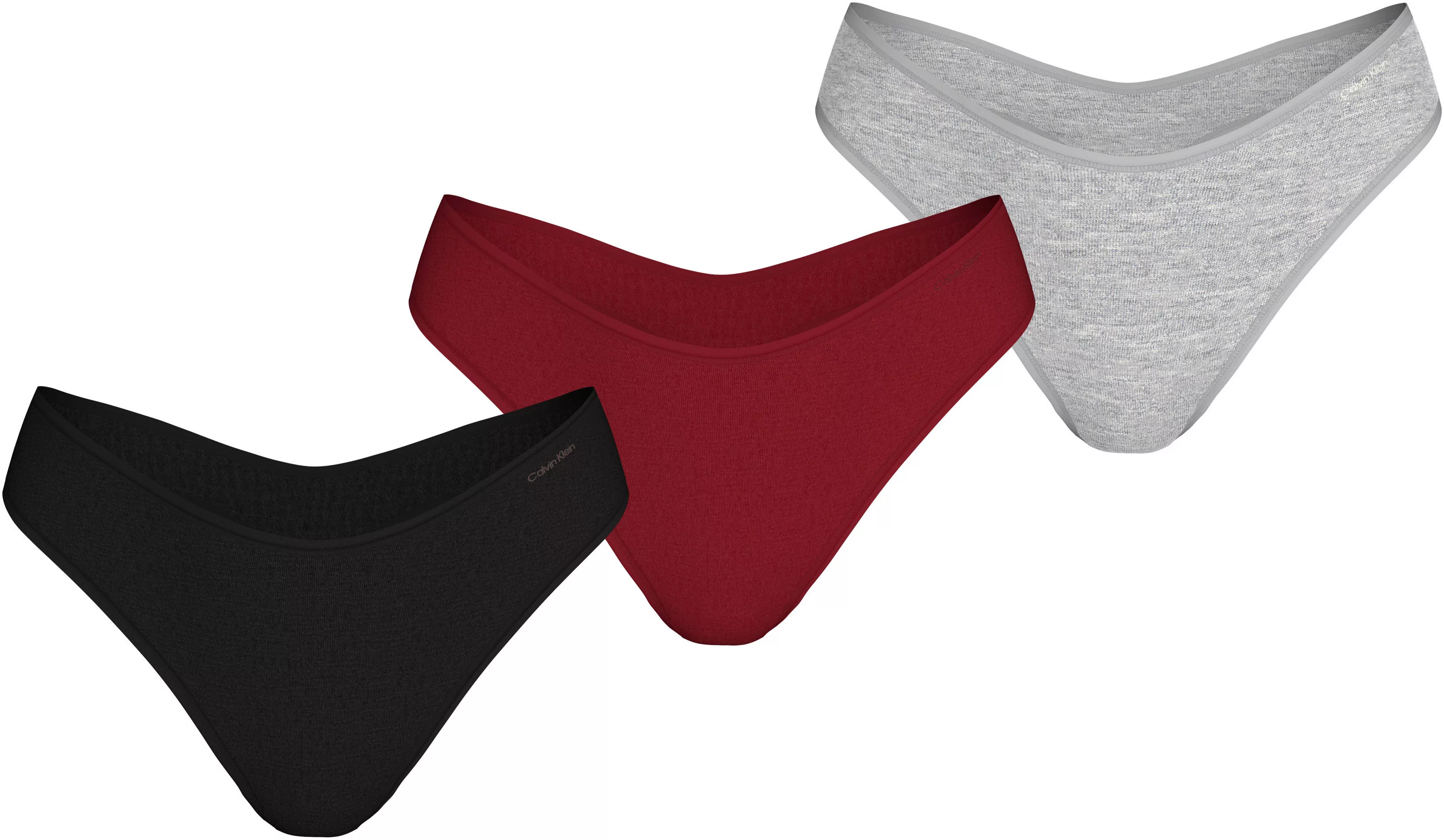 Calvin Klein Underwear Tanga "3 PACK THONG (LOW-RISE)", (Packung, 3 St., 3e günstig online kaufen