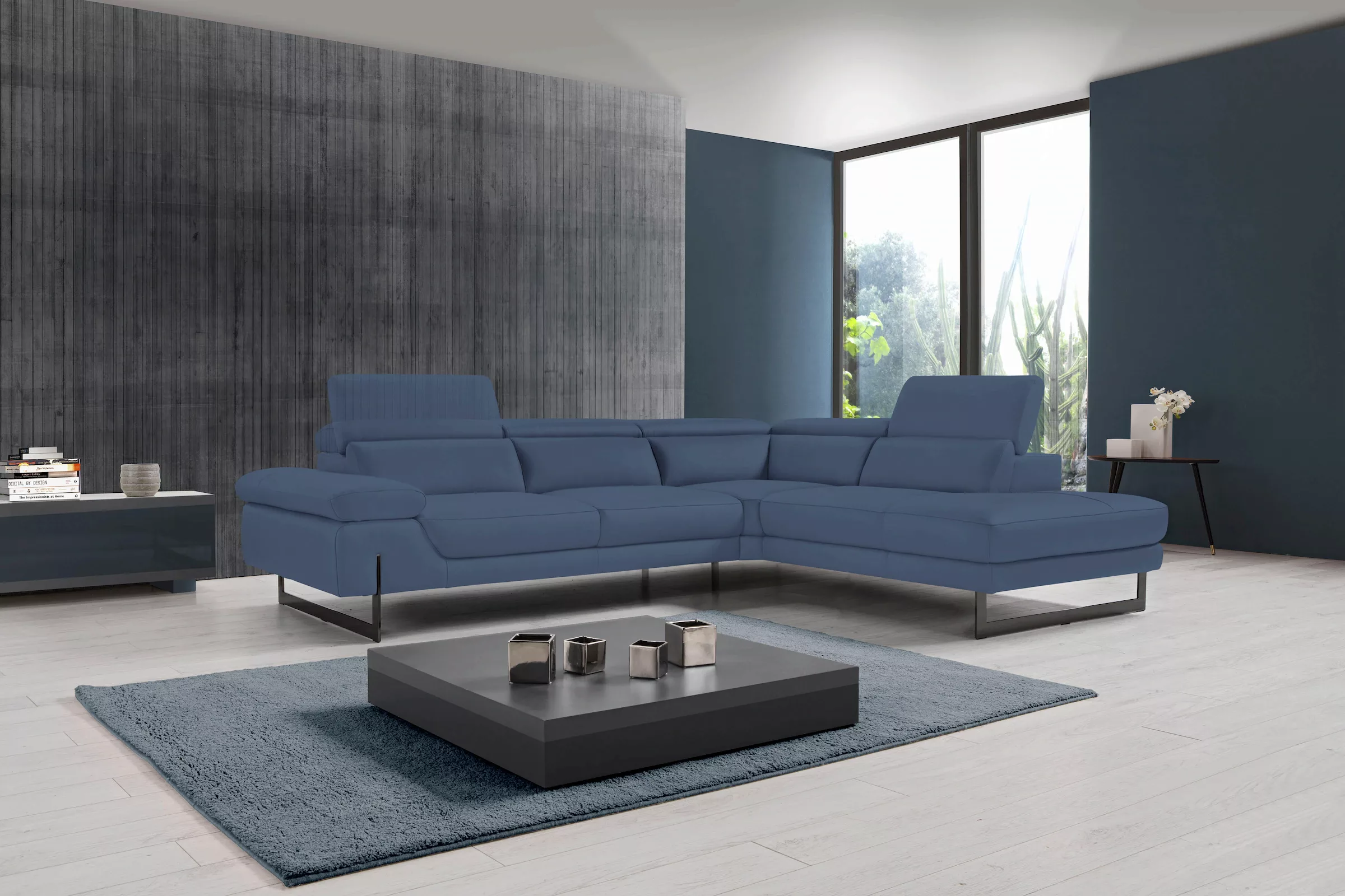 Egoitaliano Ecksofa »Queenie, extravagantes Sofa mit erstklassigem Sitzkomf günstig online kaufen