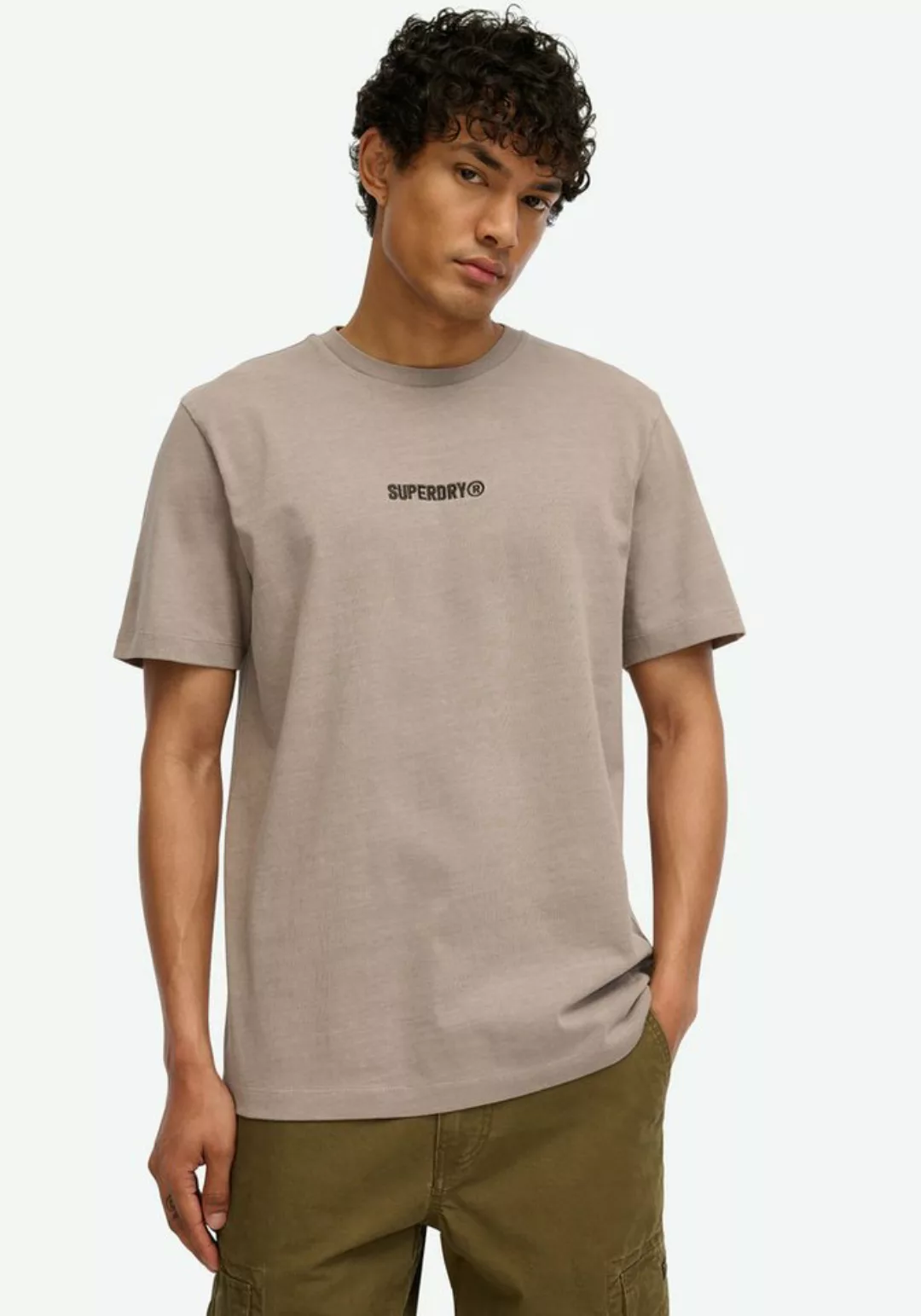 Superdry Rundhalsshirt MICRO LOGO GRAPHIC LOOSE TEE günstig online kaufen