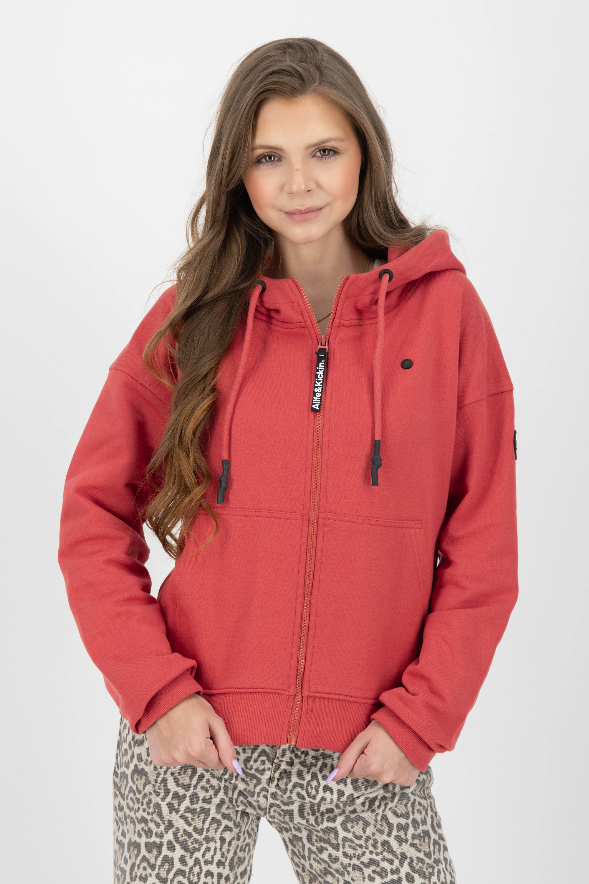 Alife & Kickin Kapuzensweatjacke "Damen TwiggyAK A", Basic Hoodie Kapuzenpu günstig online kaufen