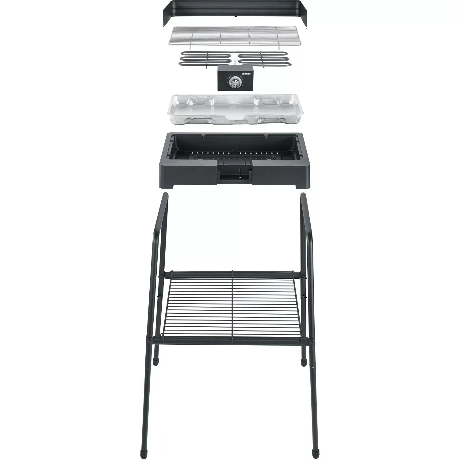 Severin Standgrill PG 8566 mit Grillrost 2.300 W günstig online kaufen