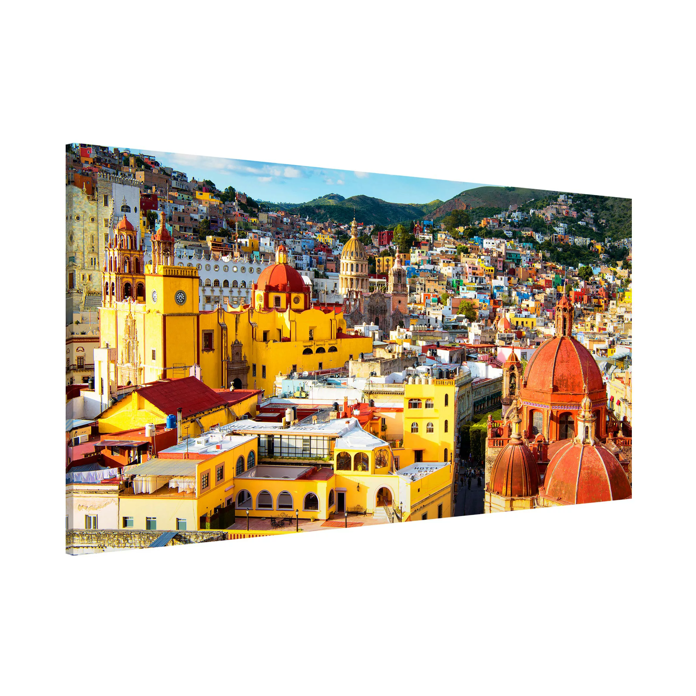 Magnettafel Architektur & Skyline - Querformat 2:1 Bunte Häuser Guanajuato günstig online kaufen