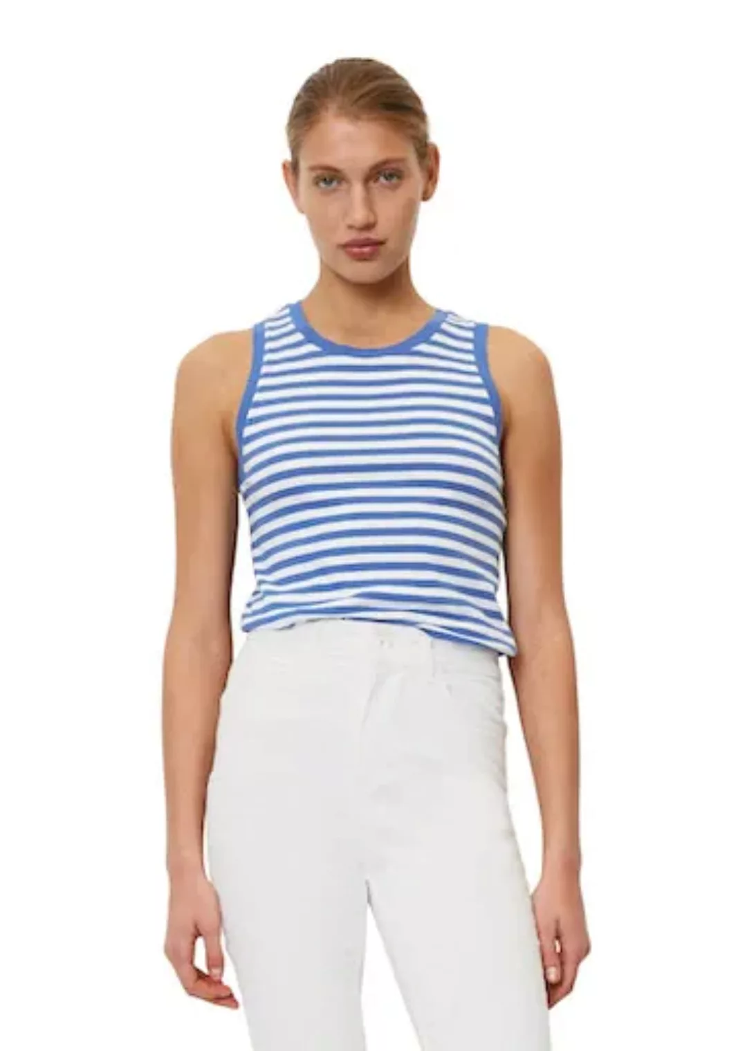 Marc O'Polo Shirttop Jersey top, striped günstig online kaufen