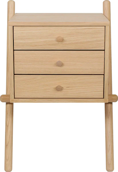 Woodman Nachttisch "Wiru", in 2 verschiedenen Farben, extravagantes Design günstig online kaufen