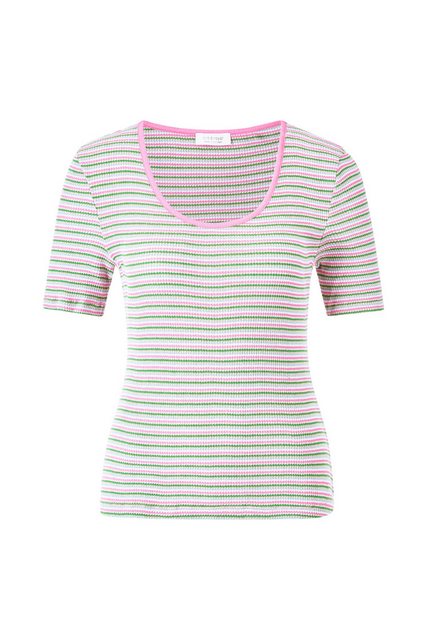 Rich & Royal T-Shirt Multicolor Stripe Rib Shirt günstig online kaufen