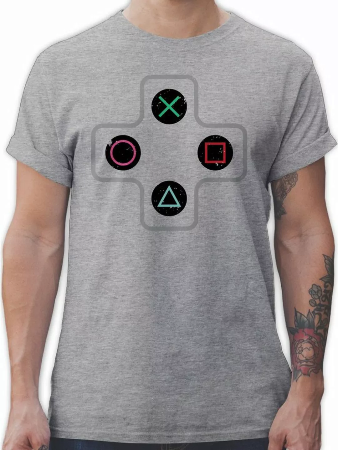 Shirtracer T-Shirt Gamer Controller Nerd Geschenke günstig online kaufen