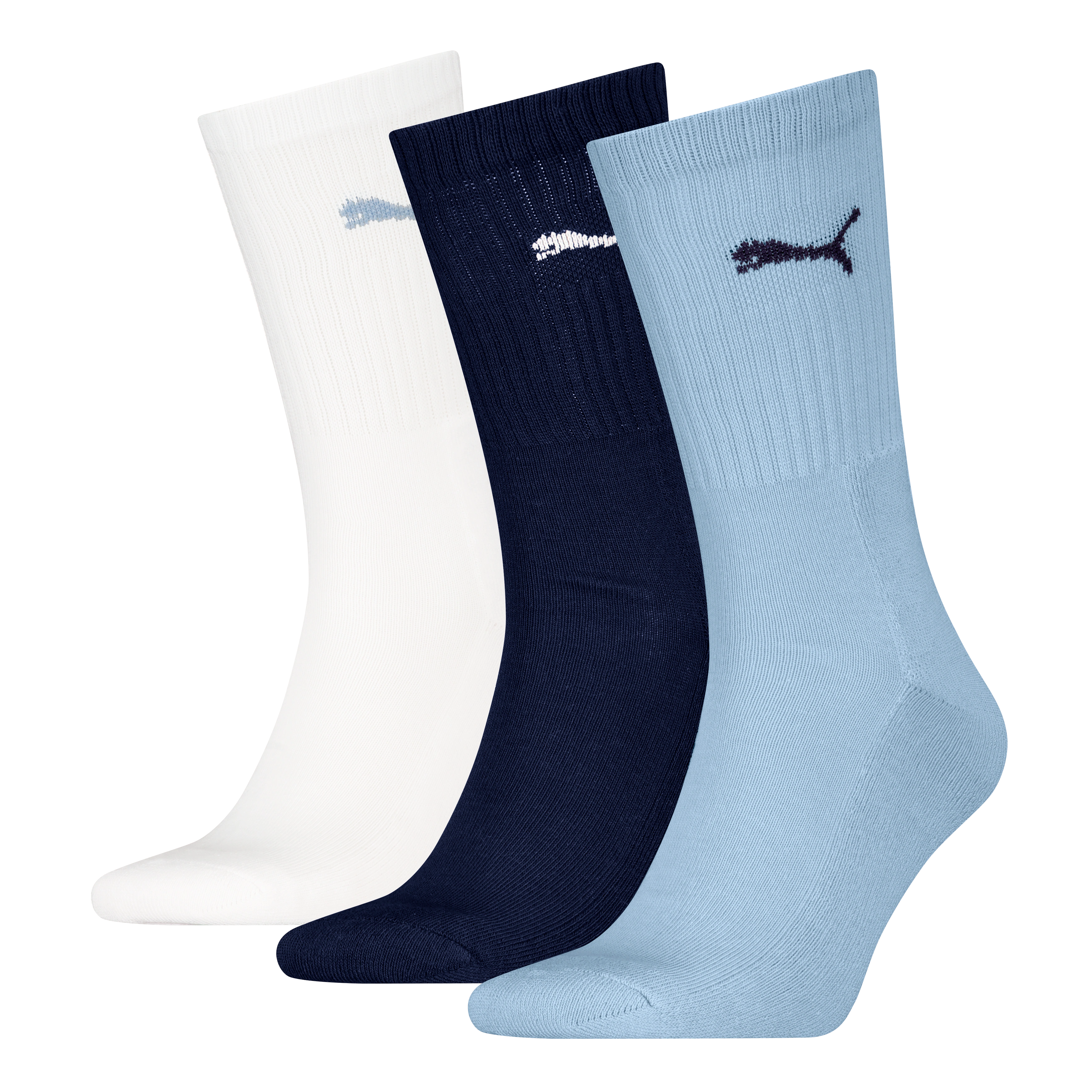 PUMA Socken "PUMA UNISEX CREW SOCK 3P", (3 Paar), mit farblichem Logo günstig online kaufen