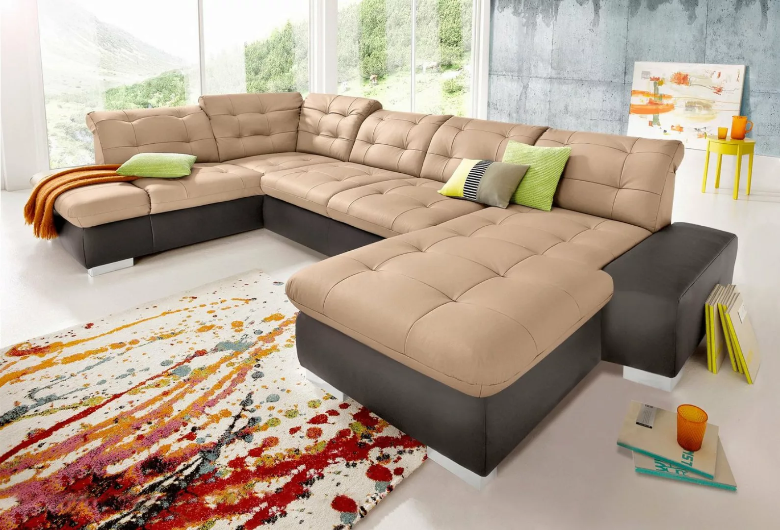 sit&more Wohnlandschaft Palomino U-Form, wahlweise in XL oder XXL günstig online kaufen