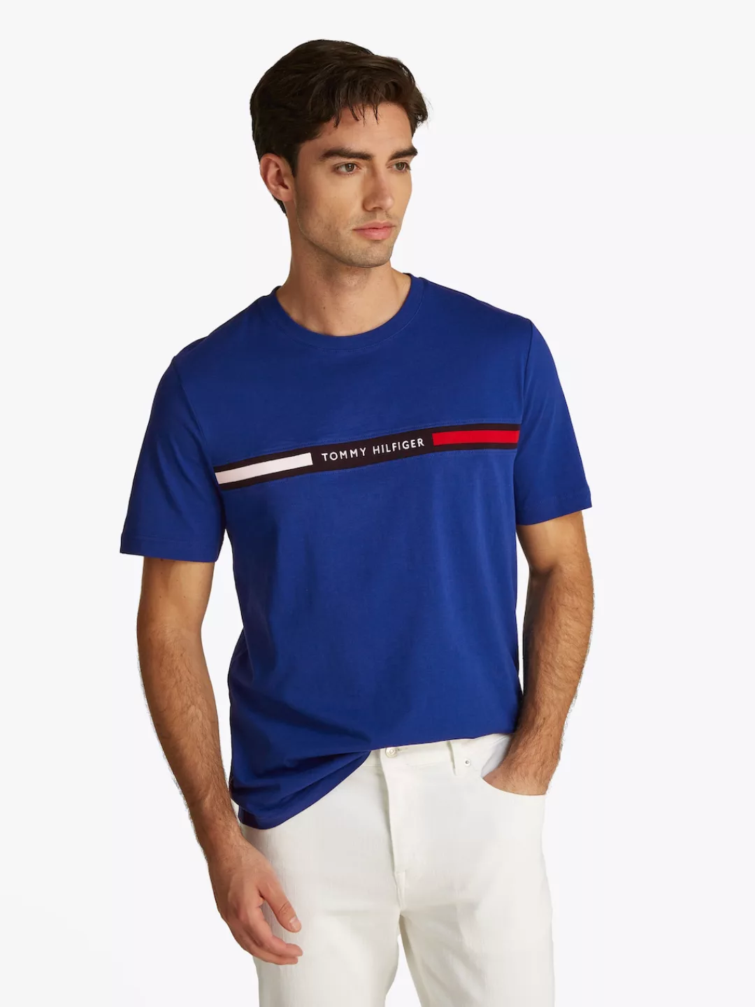 Tommy Hilfiger T-Shirt "HILFIGER CHEST INSERT TEE" günstig online kaufen