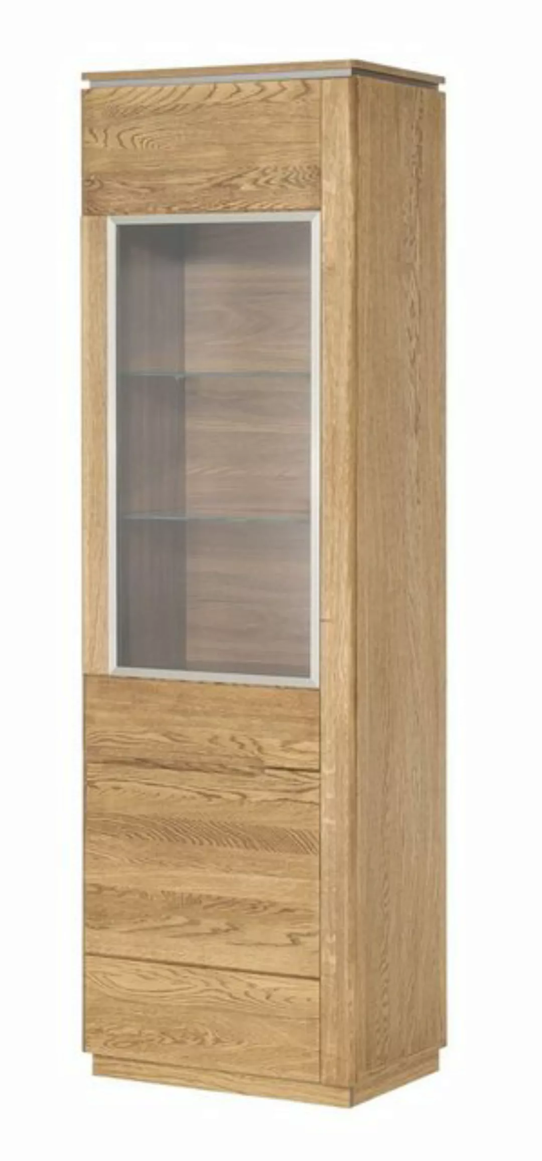 Stylefy Vitrine Marengo I Massivholz (Standvitrine, Glasvitrine) Massivholz günstig online kaufen