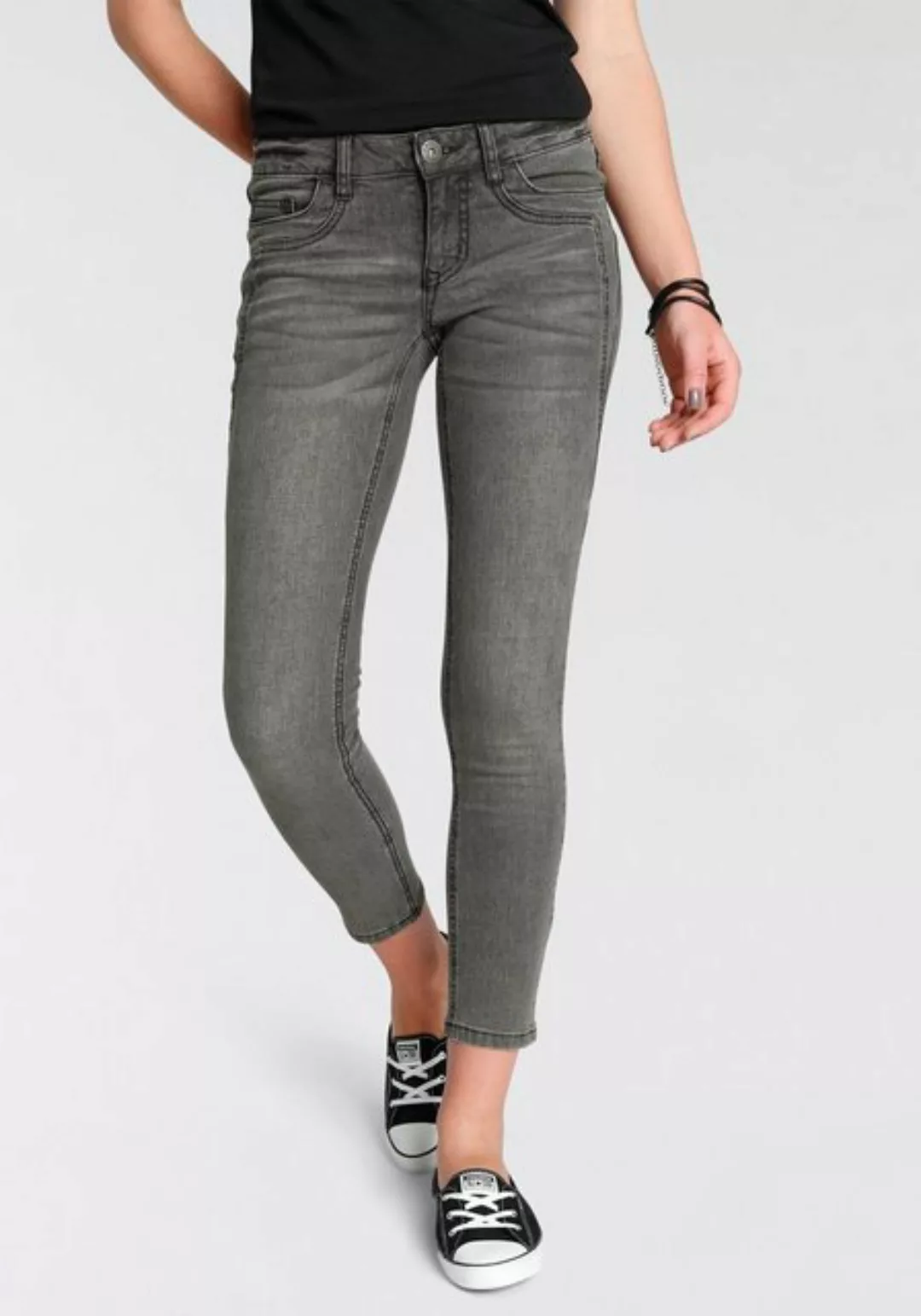 Arizona 7/8-Jeans mit Keileinsätzen Low Waist günstig online kaufen