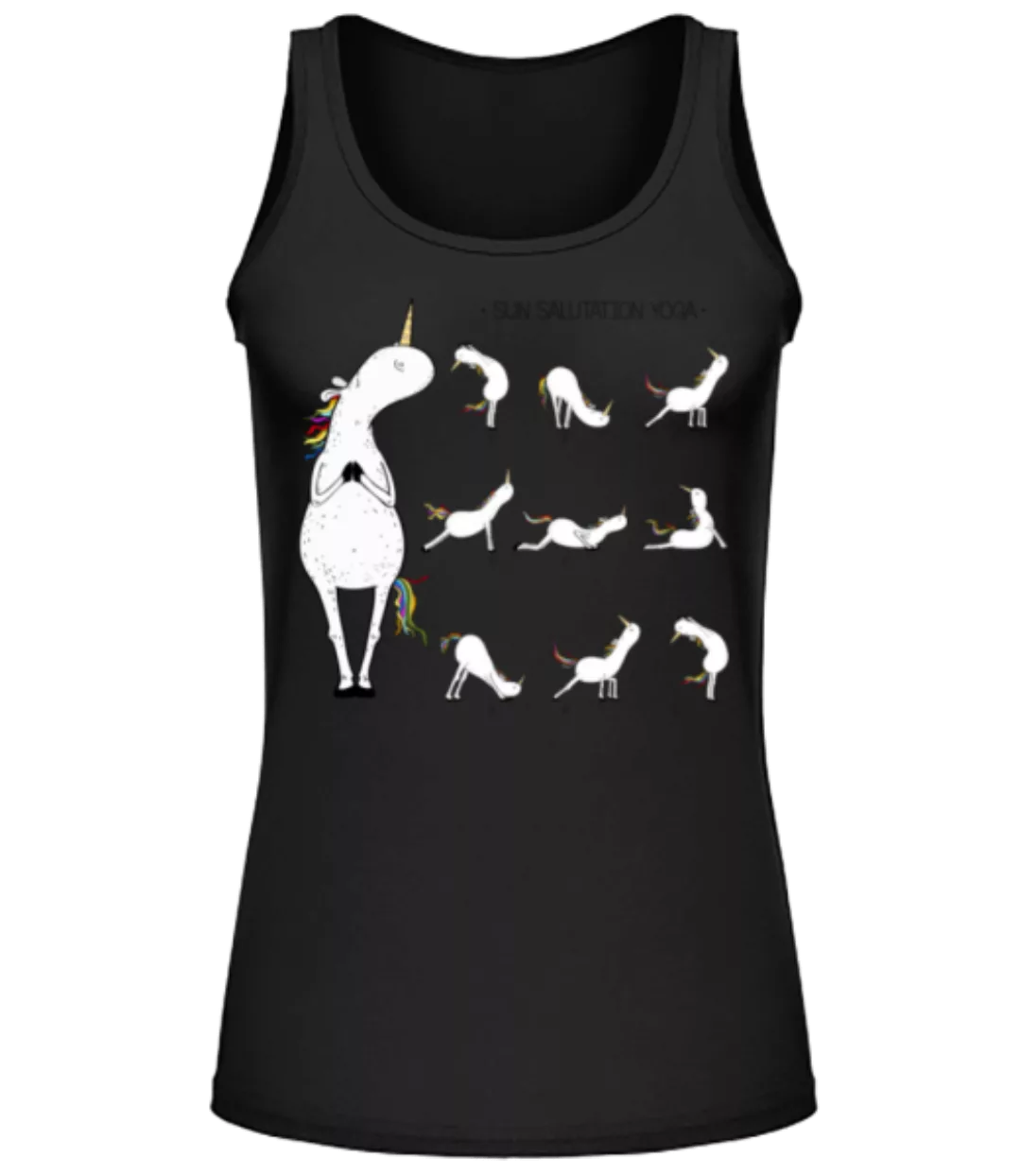 Yoga Einhorn Figuren Sonnengruß · Frauen Tank Top günstig online kaufen