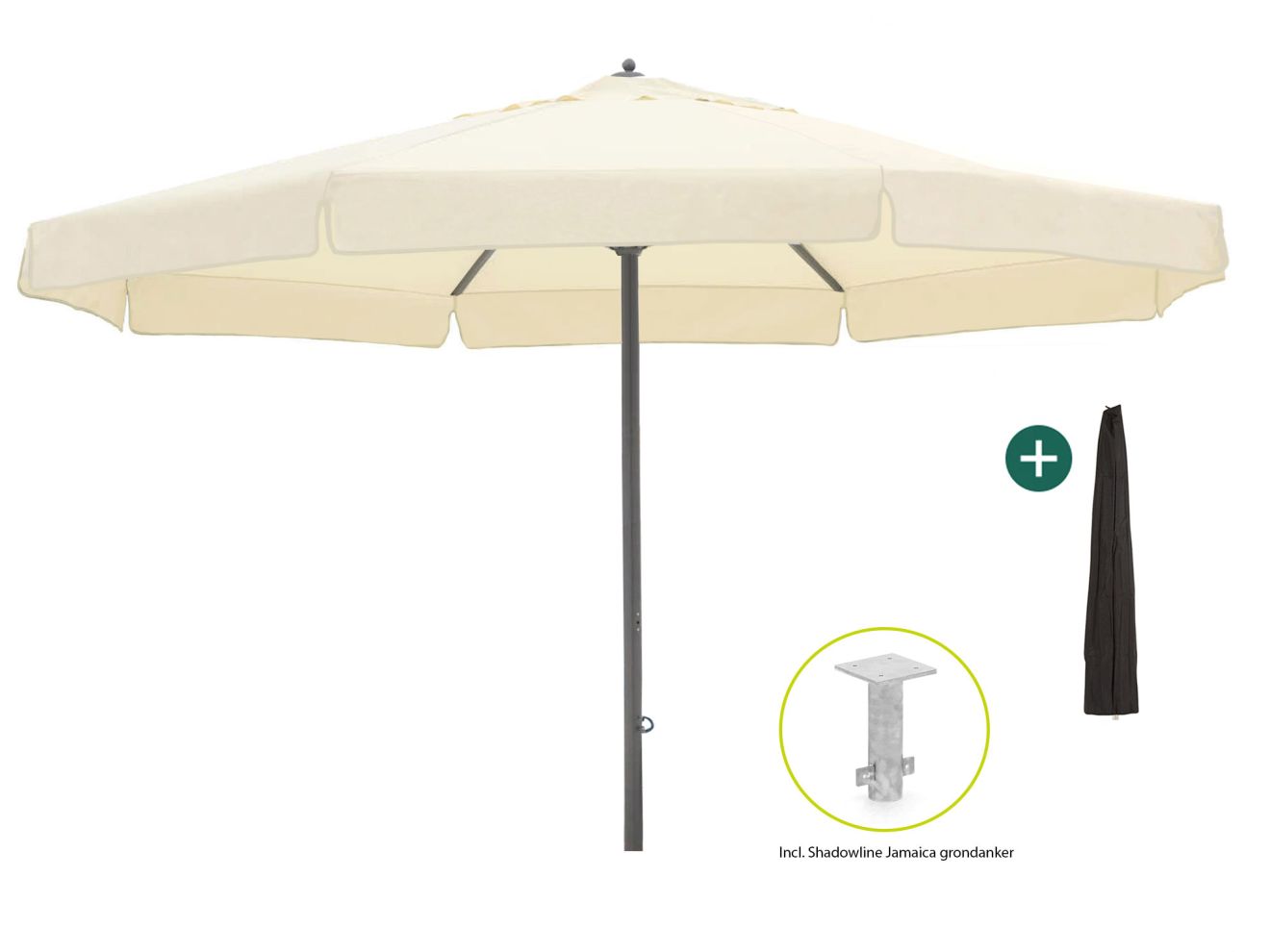 Shadowline Jamaica Sonnenschirm ø 500 cm günstig online kaufen