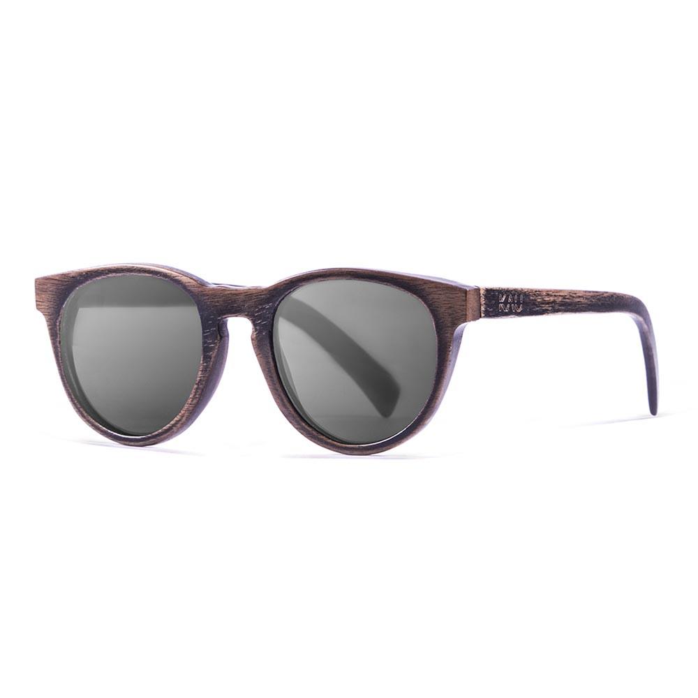 Kau Donostia Sonnenbrille Smoke/CAT3 Walnut Wood / Silver Acetato In The Ar günstig online kaufen