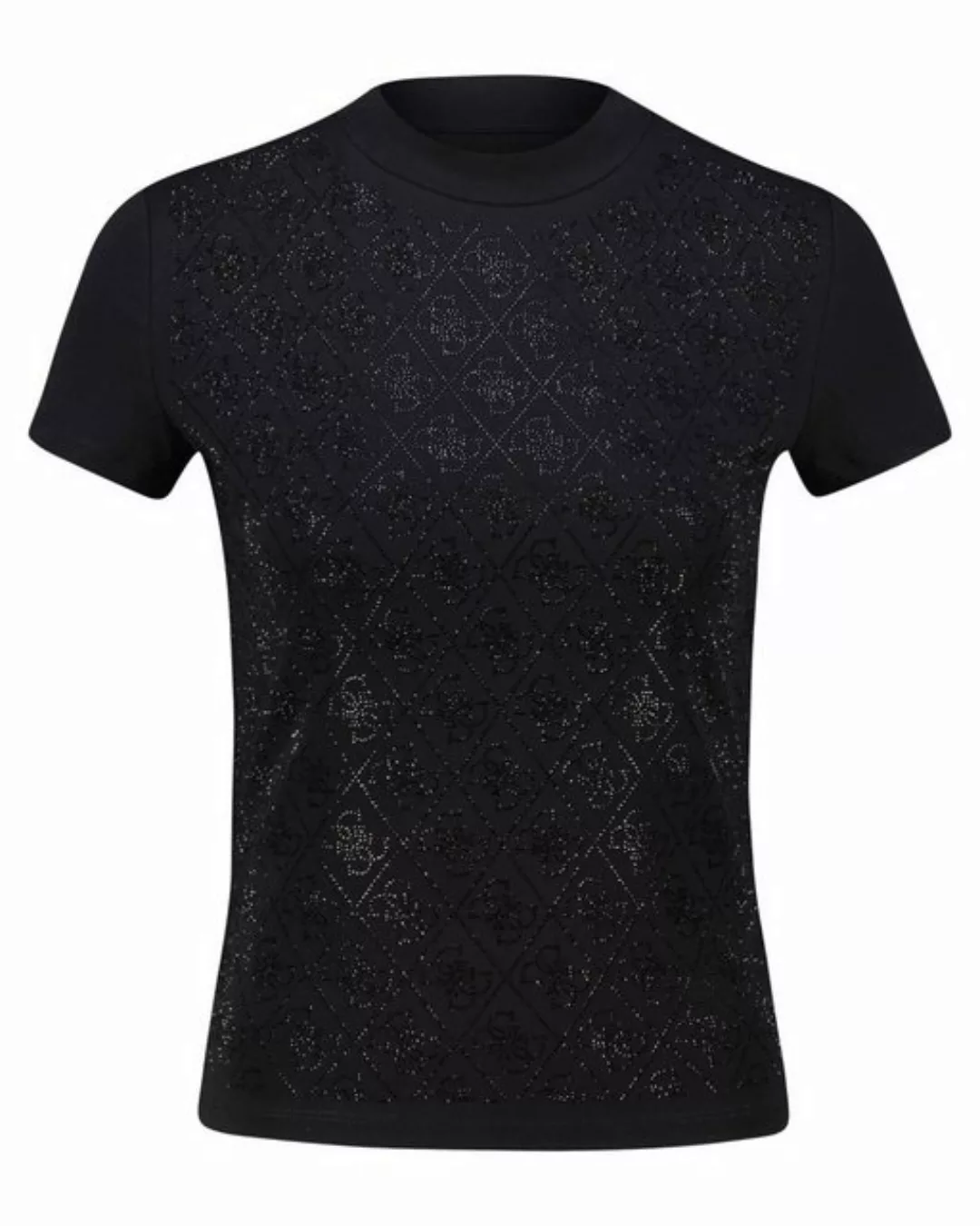 Guess T-Shirt Damen T-Shirt mit Glitzersteinchen (1-tlg) günstig online kaufen