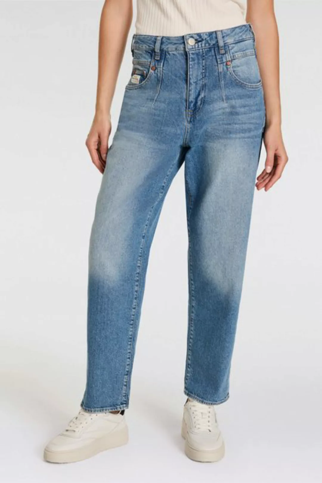 Herrlicher Straight-Jeans "Brooke Recycled Denim Light", krempelbar günstig online kaufen