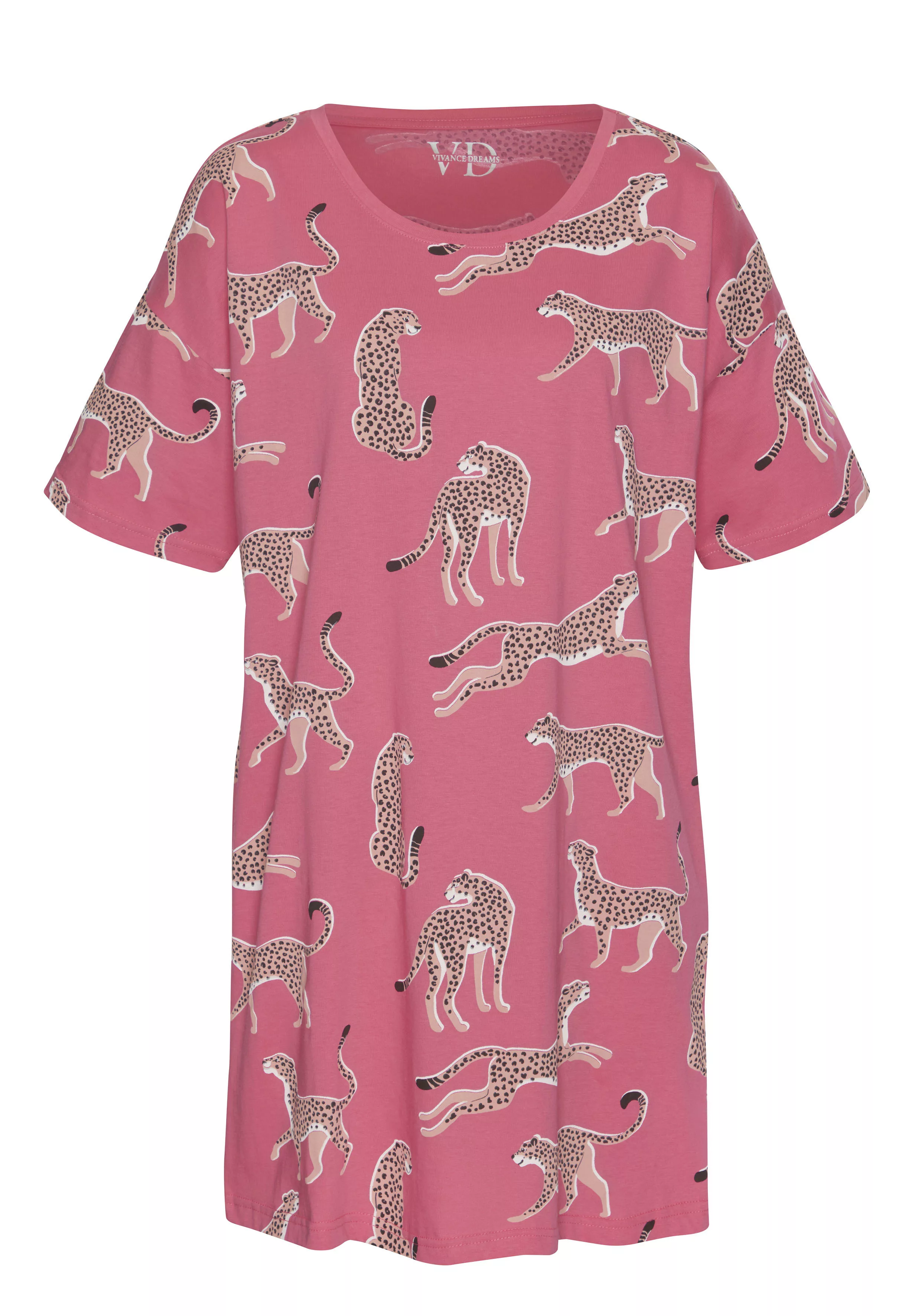 Vivance Dreams Sleepshirt, mt Animal Alloverprint günstig online kaufen