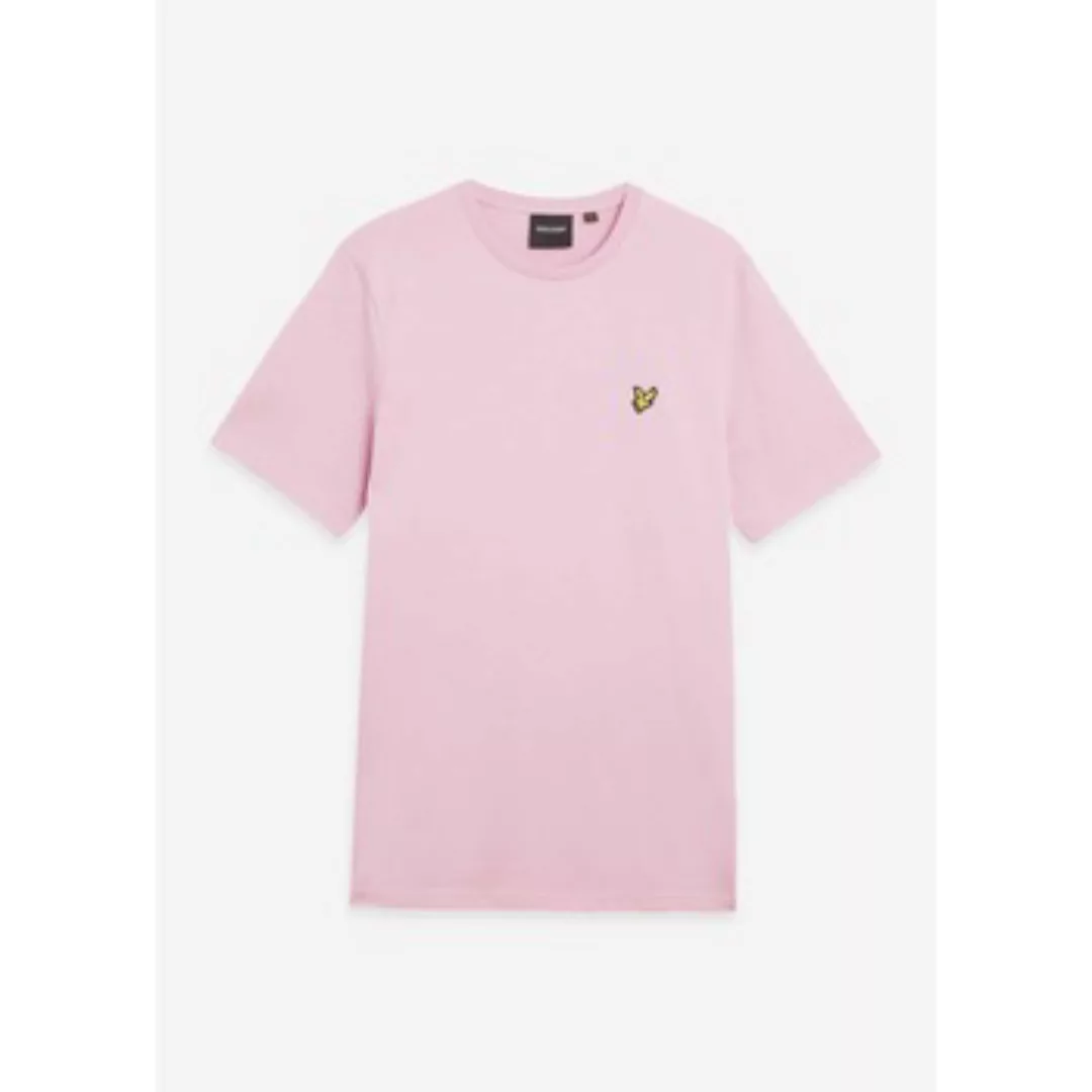 Lyle & Scott  T-Shirts & Poloshirts Plain t-shirt - pink light günstig online kaufen