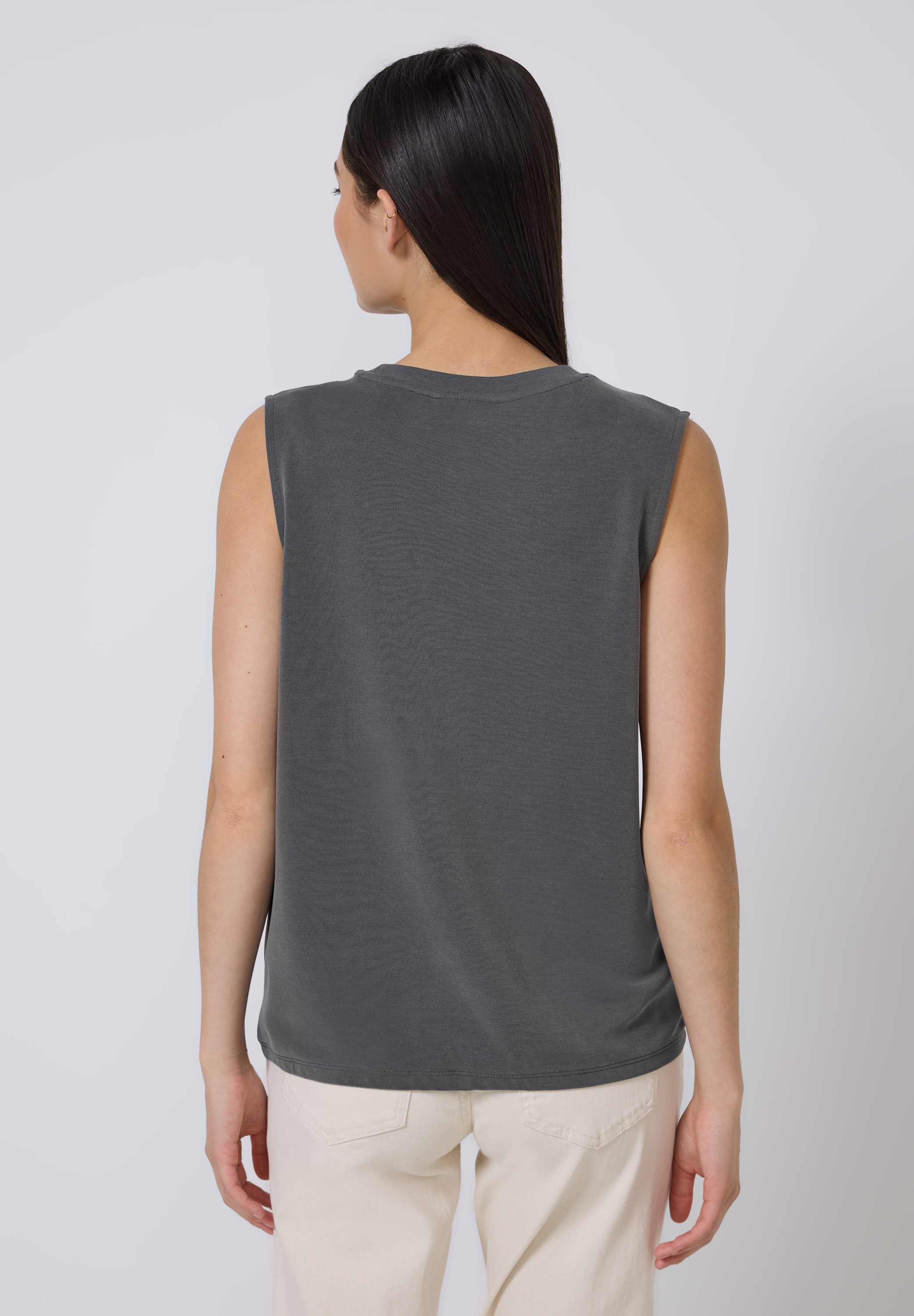 STREET ONE STUDIO T-Shirt, mit Elastiksaum günstig online kaufen