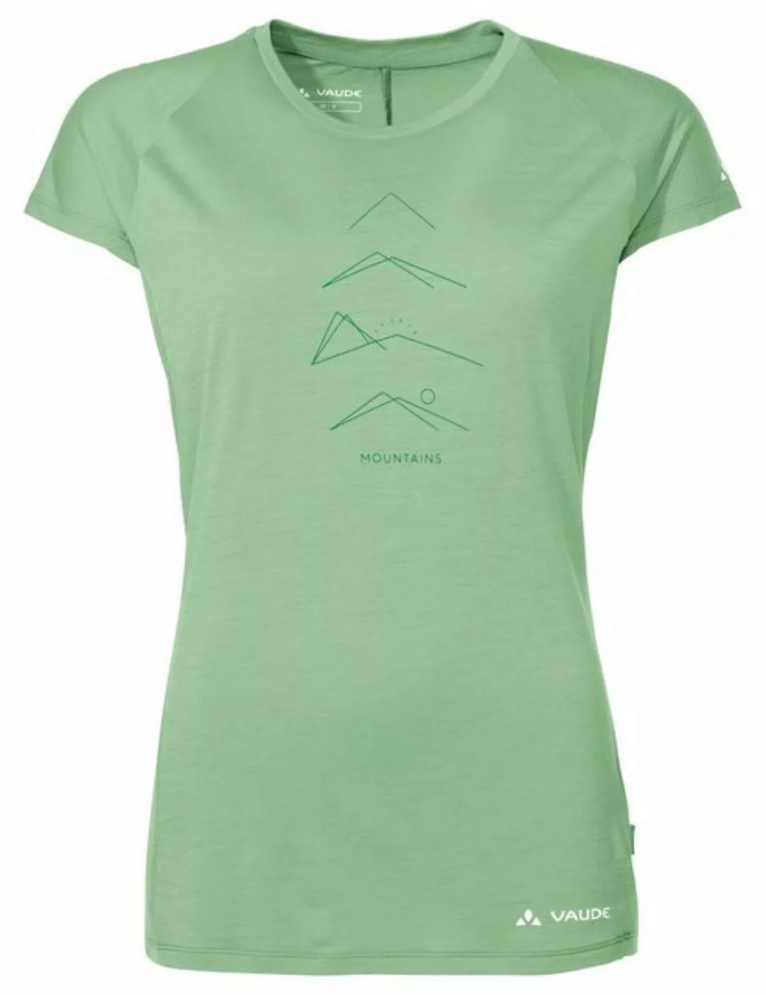 VAUDE T-Shirt Women's Tekoa Wool T-Shirt (1-tlg) Green Shape günstig online kaufen