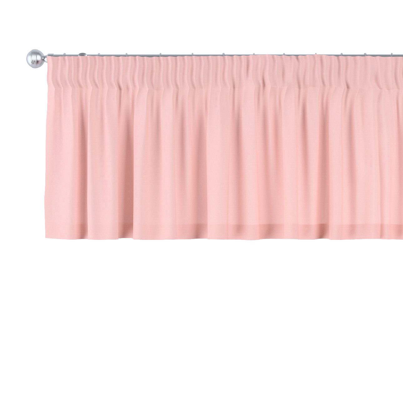 Kurzgardine mit Kräuselband, rosa, 260 x 40 cm, Loneta (133-39) günstig online kaufen