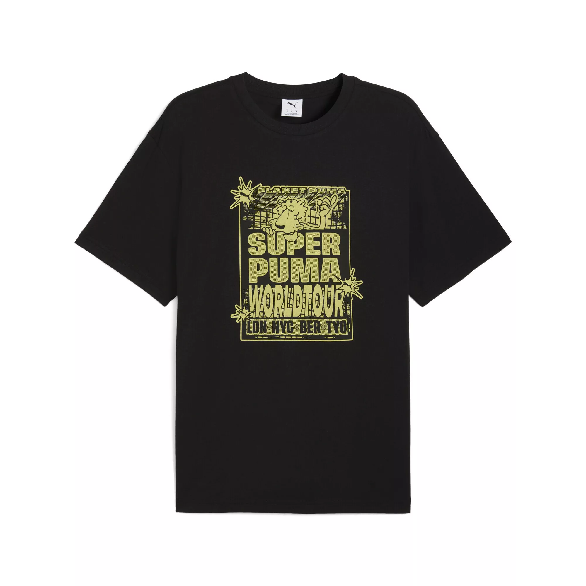 PUMA T-Shirt "Graphic SUPER PUMA World Tour Relaxed T-Shirt Herren" günstig online kaufen