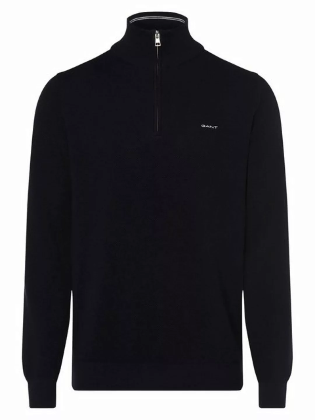 Gant Strickpullover COTTON CABLE C-NECK mit Wappen-Logostickerei auf der Br günstig online kaufen