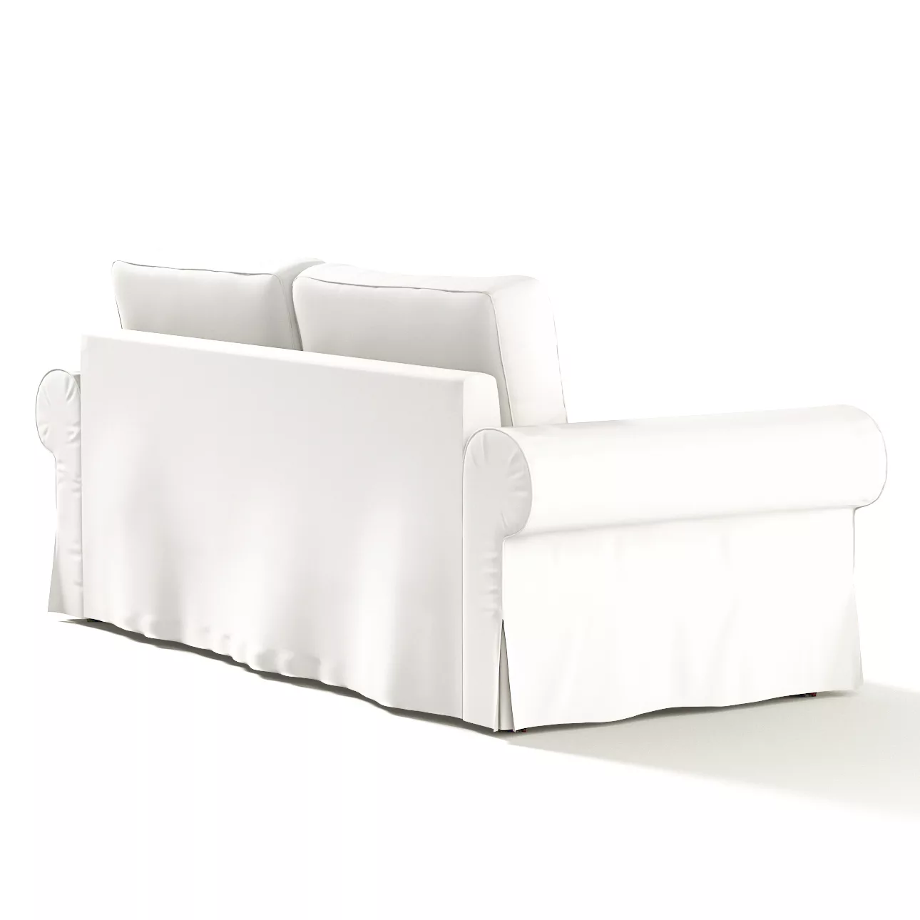 Bezug für Backabro 3-Sitzer Sofa ausklappbar, weiss, Bezug für Backabro 3-S günstig online kaufen