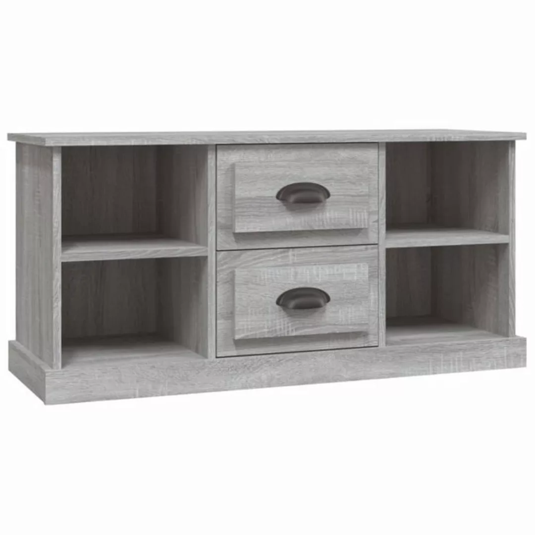 furnicato TV-Schrank Grau Sonoma 99,5x35,5x48 cm Holzwerkstoff günstig online kaufen