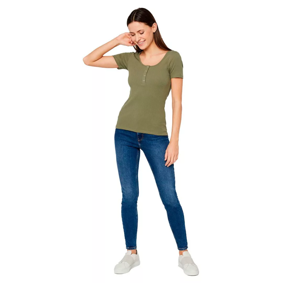 Pieces Kitte Kurzärmeliges T-shirt XL Deep Lichen Green günstig online kaufen