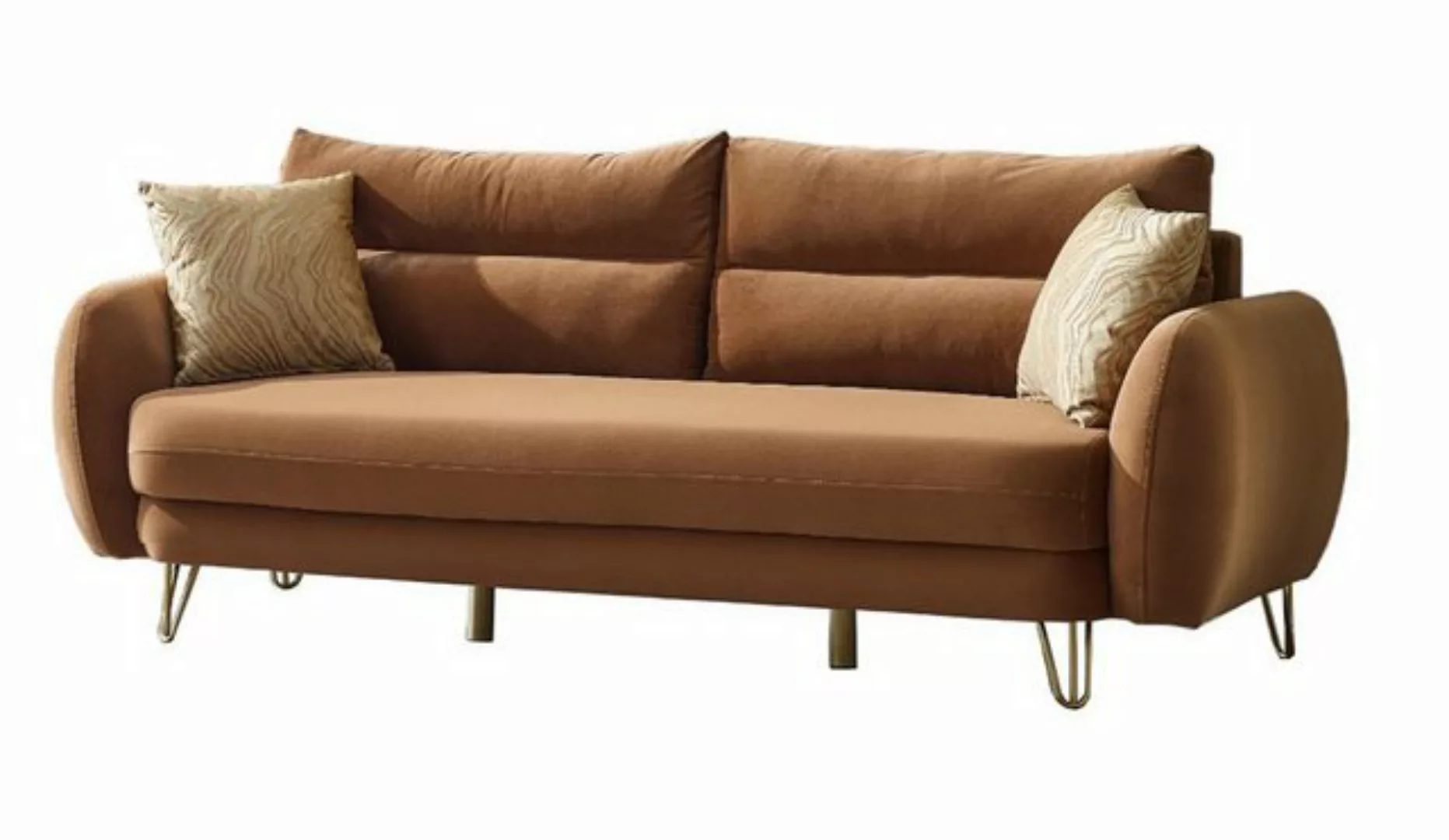 Villa Möbel Sofa Lublin, 1 Stk. 3-Sitzer, Hand Made Quality, pflegeleichter günstig online kaufen