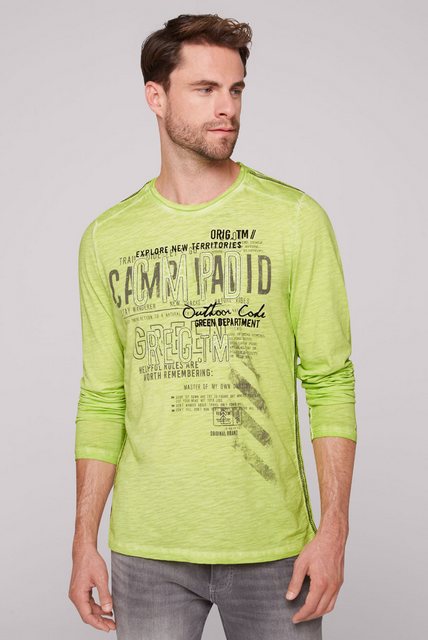 CAMP DAVID Langarmshirt aus Bio-Baumwolle günstig online kaufen